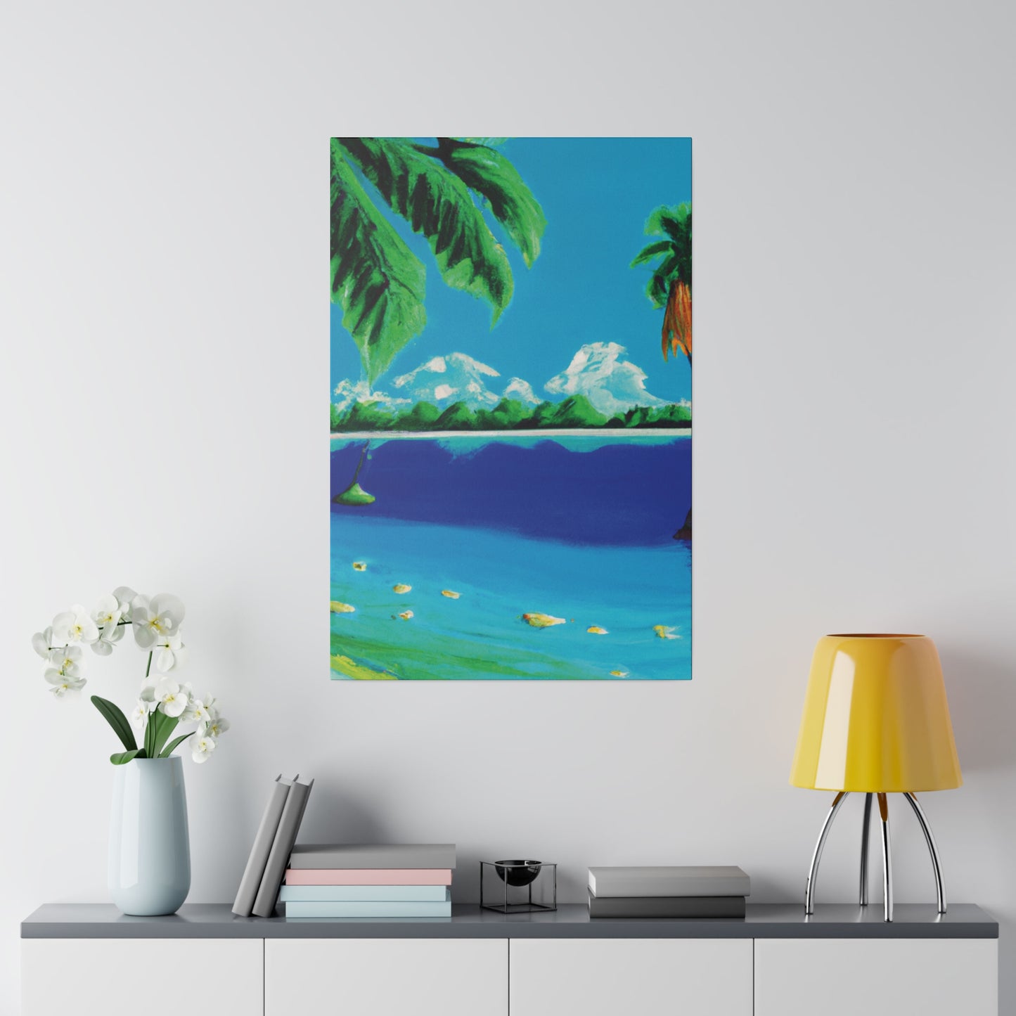 8246P - Bahamas Ocean Painting Print | Bahamas | Ocean | Beach | Poster | Home Decor | Wall Art | Canvas