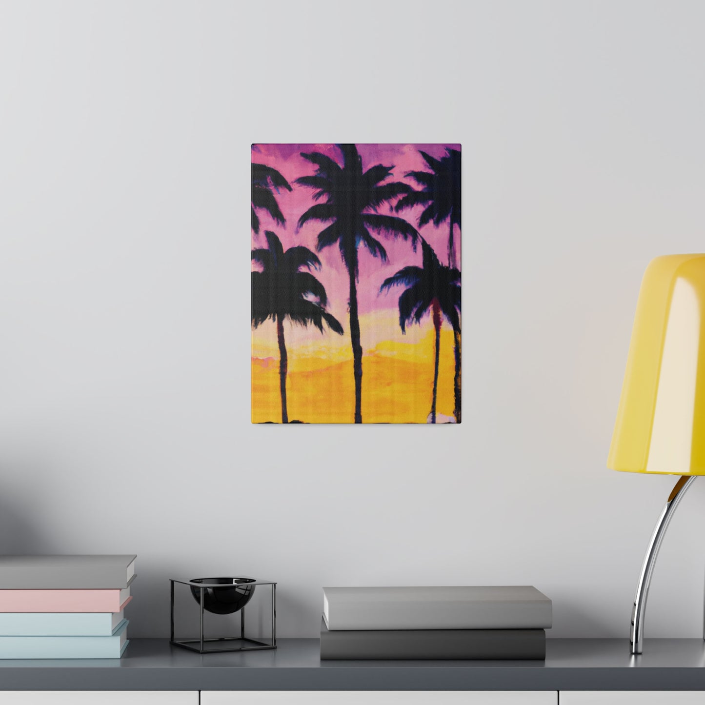 4102I - Miami Beach Sunset Painting Print | Miami | Beach | Sunset | Poster | Home Decor | Wall Art | Canvas