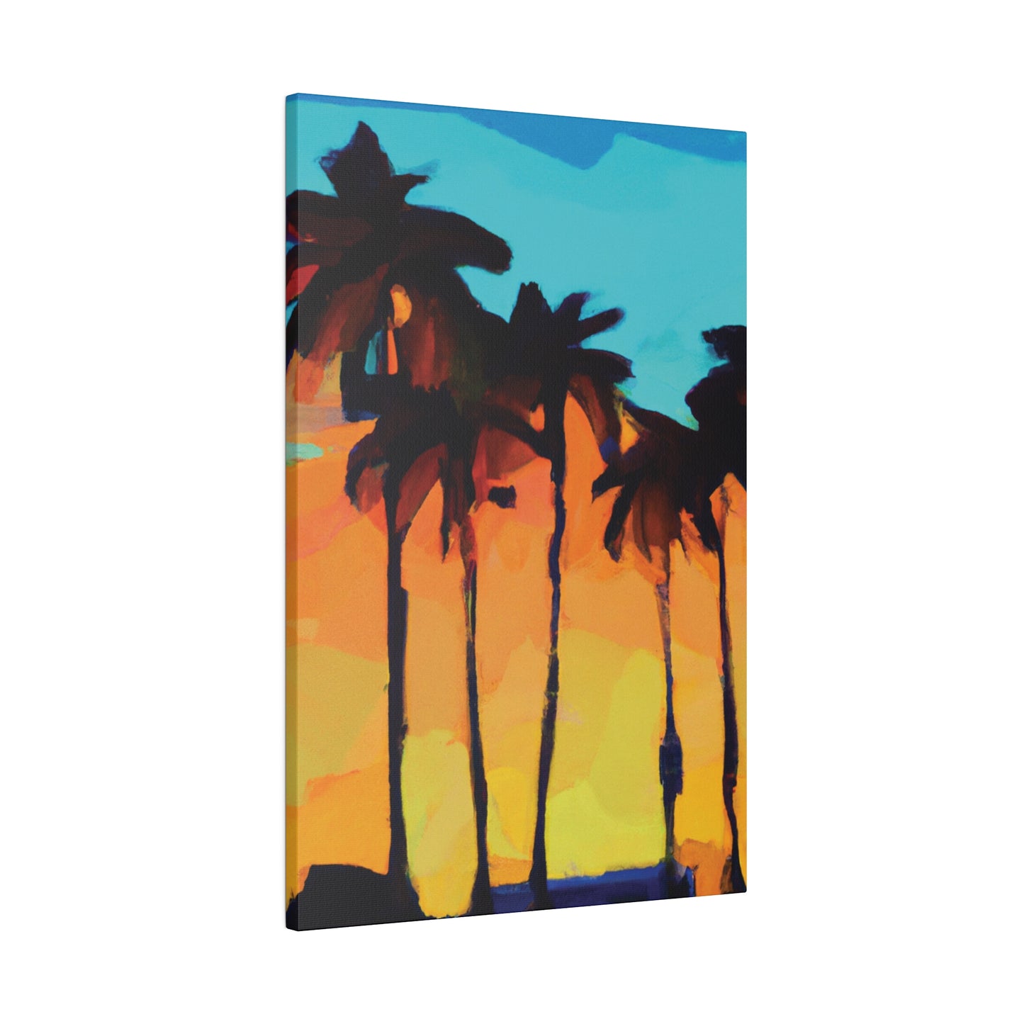 3606O - Miami Beach Sunset Painting Print | Miami | Beach | Sunset | Poster | Home Decor | Wall Art | Canvas