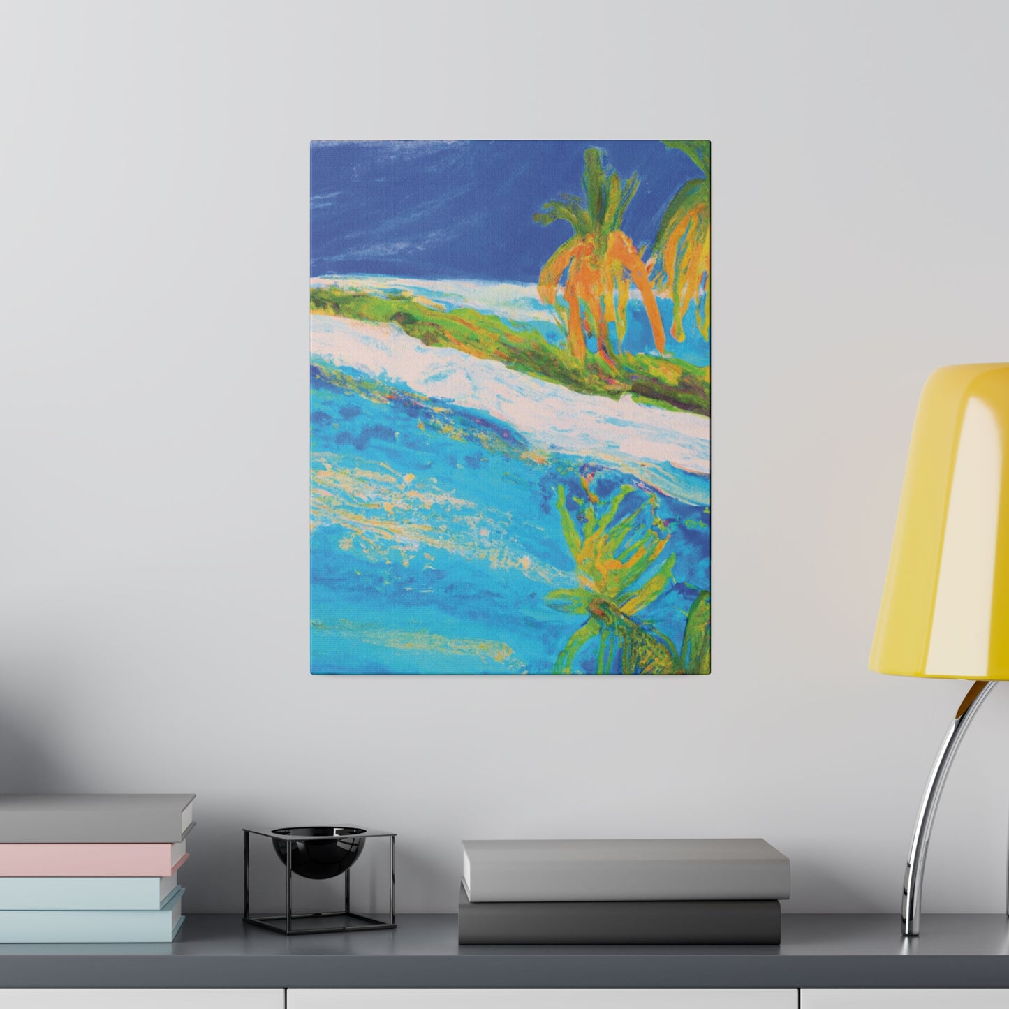 7697G - Bahamas Ocean Painting Print | Bahamas | Ocean | Beach | Poster | Home Decor | Wall Art | Canvas