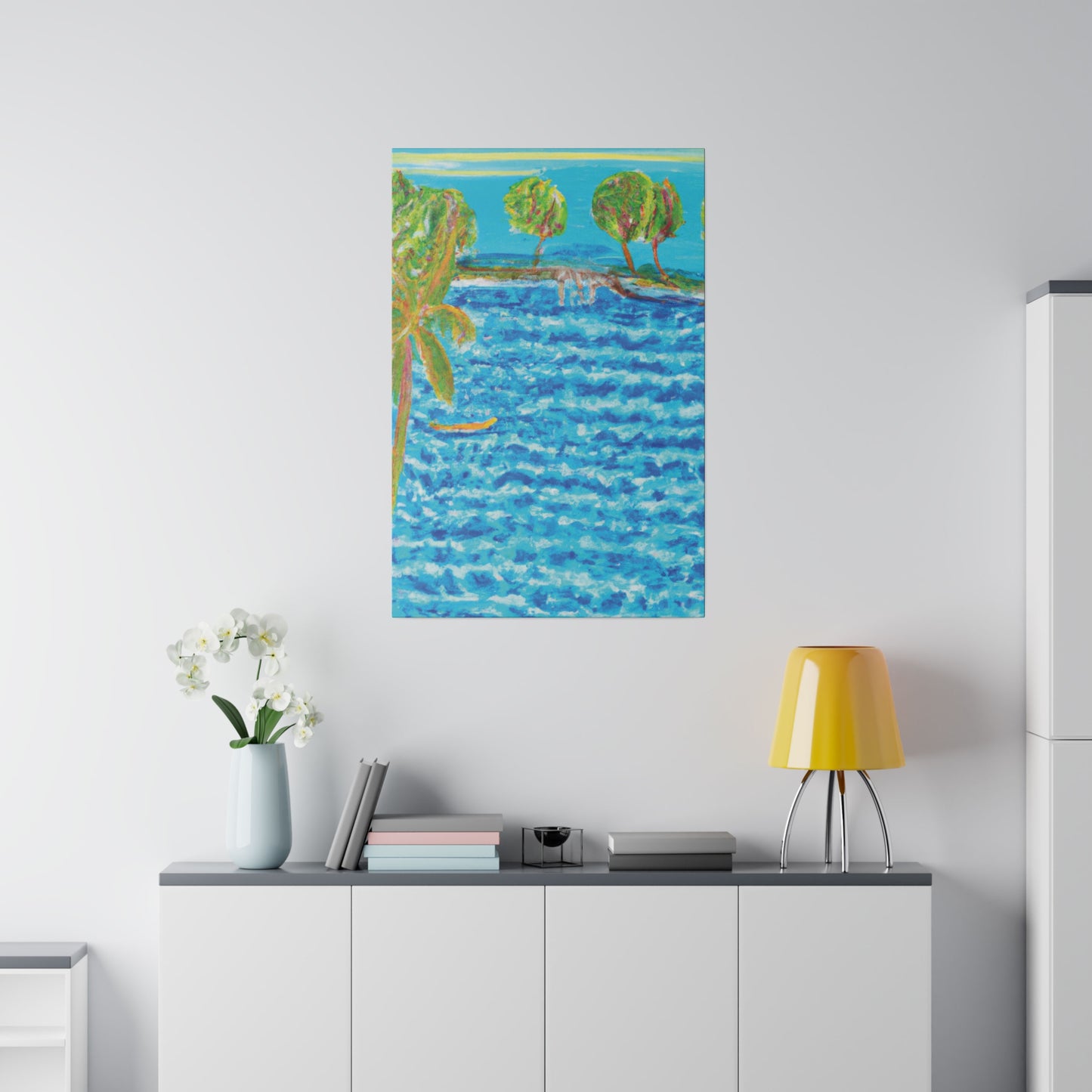 3687E - Bahamas Ocean Painting Print | Bahamas | Ocean | Beach | Poster | Home Decor | Wall Art | Canvas