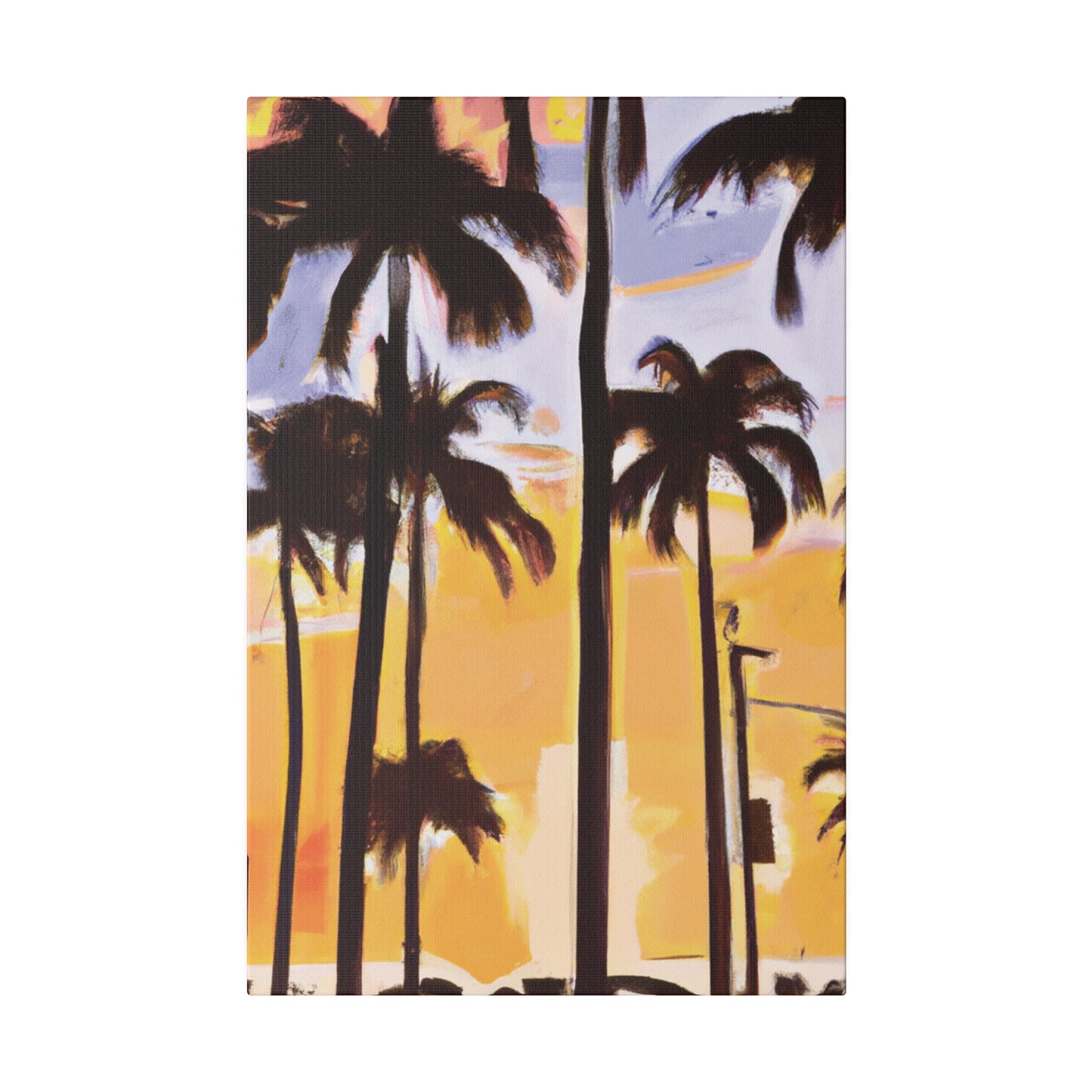 8392O - Miami Beach Sunset Painting Print | Miami | Beach | Sunset | Poster | Home Decor | Wall Art | Canvas