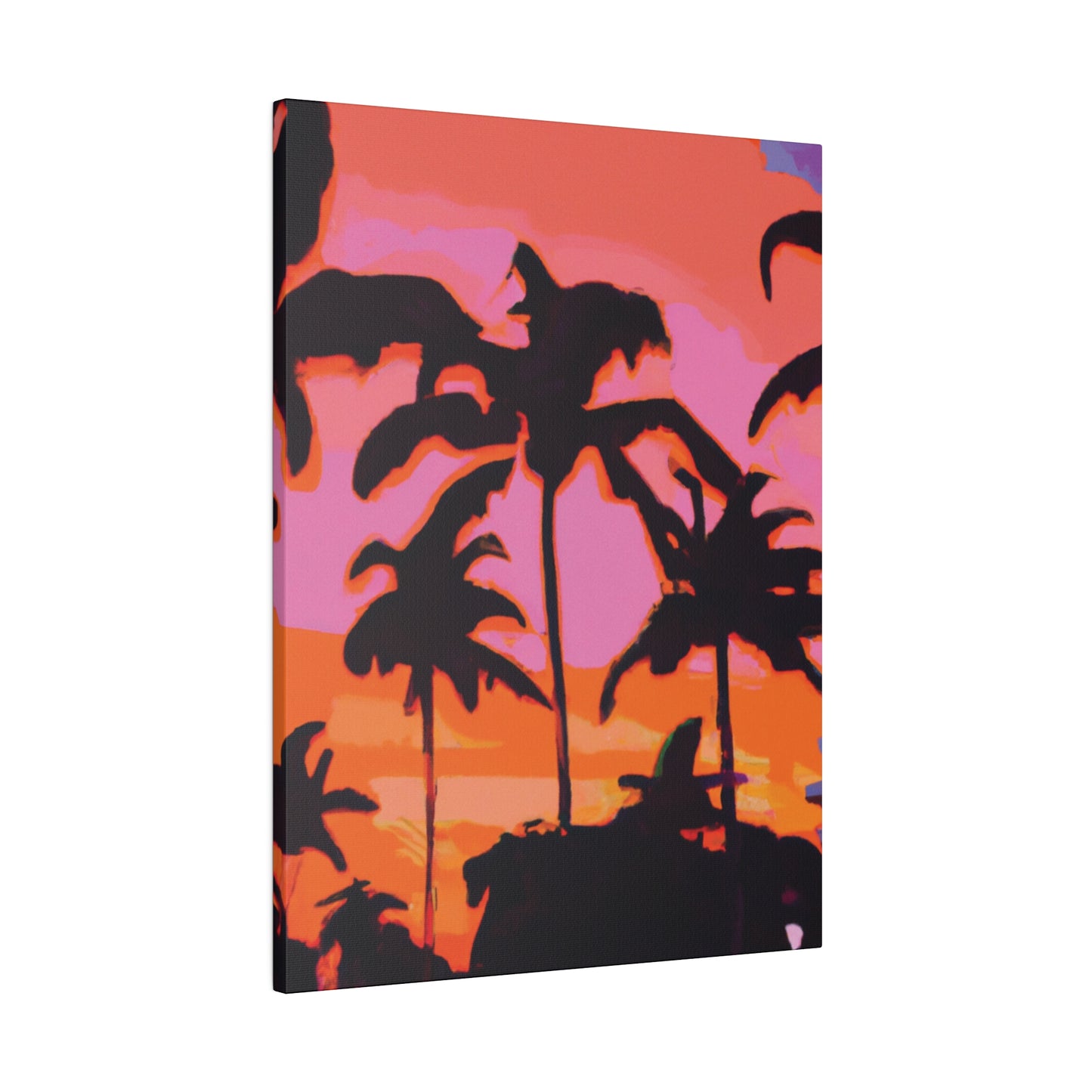 6226X - Miami Beach Sunset Painting Print | Miami | Beach | Sunset | Poster | Home Decor | Wall Art | Canvas