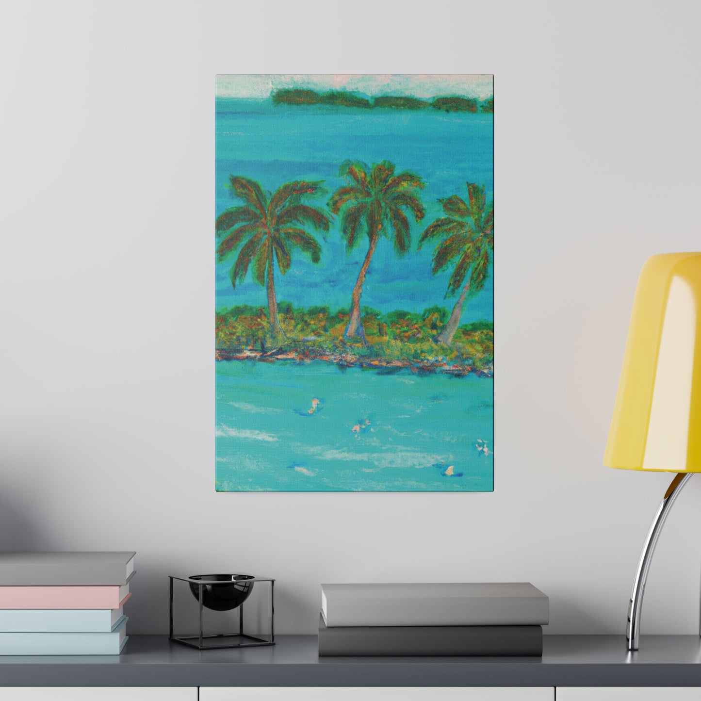 4205N - Bahamas Ocean Painting Print | Bahamas | Ocean | Beach | Poster | Home Decor | Wall Art | Canvas