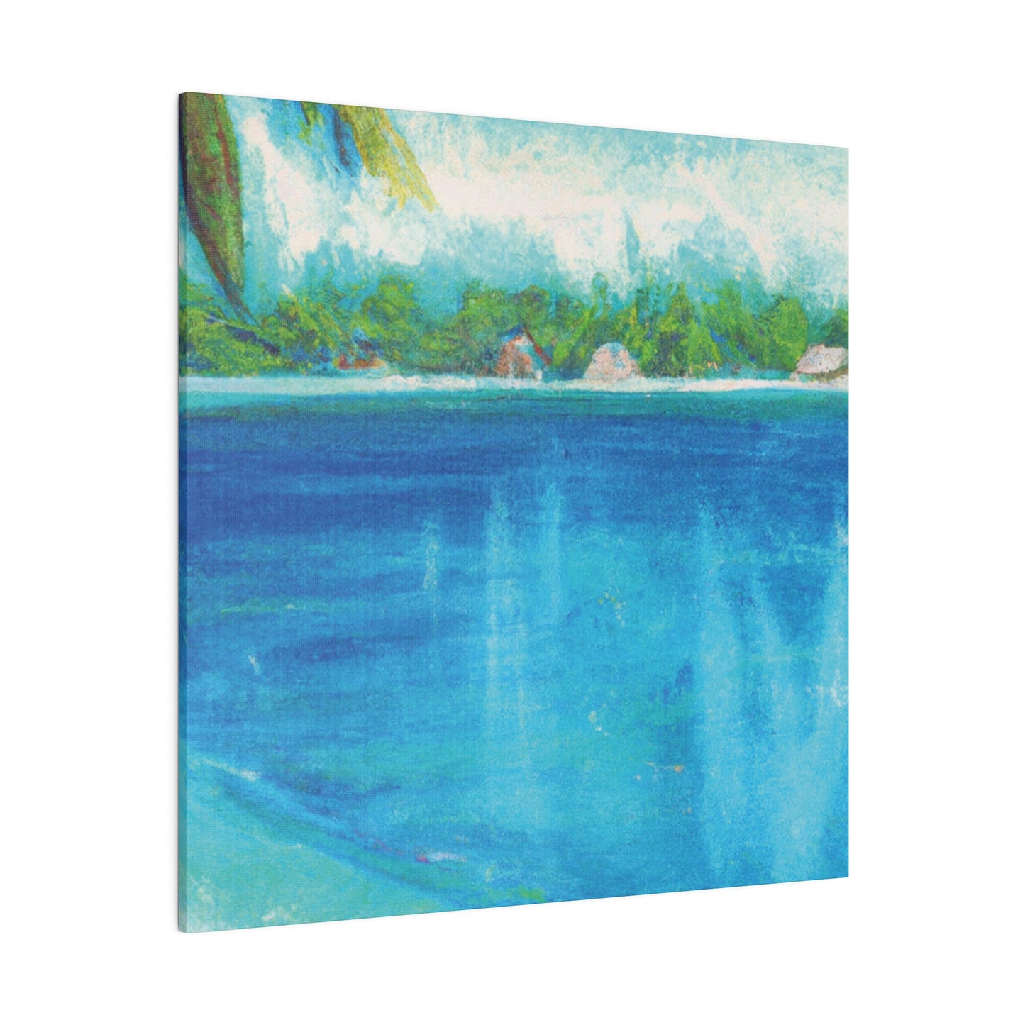 3198N - Bahamas Ocean Painting Print | Bahamas | Ocean | Beach | Poster | Home Decor | Wall Art | Canvas
