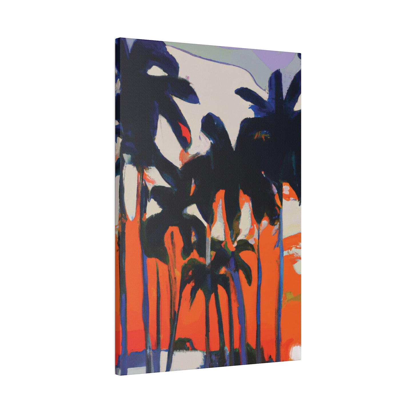 7345M - Miami Beach Sunset Painting Print | Miami | Beach | Sunset | Poster | Home Decor | Wall Art | Canvas
