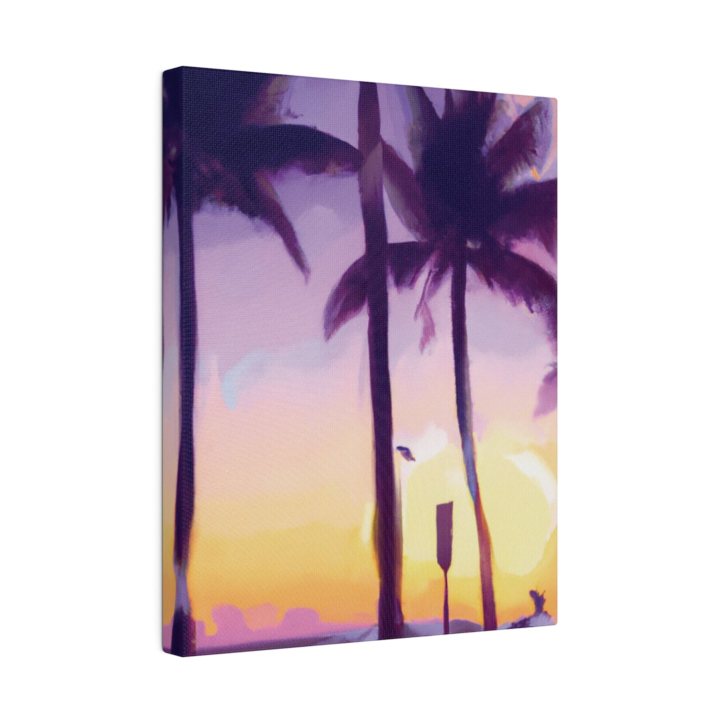 6137G - Miami Beach Sunset Painting Print | Miami | Beach | Sunset | Poster | Home Decor | Wall Art | Canvas