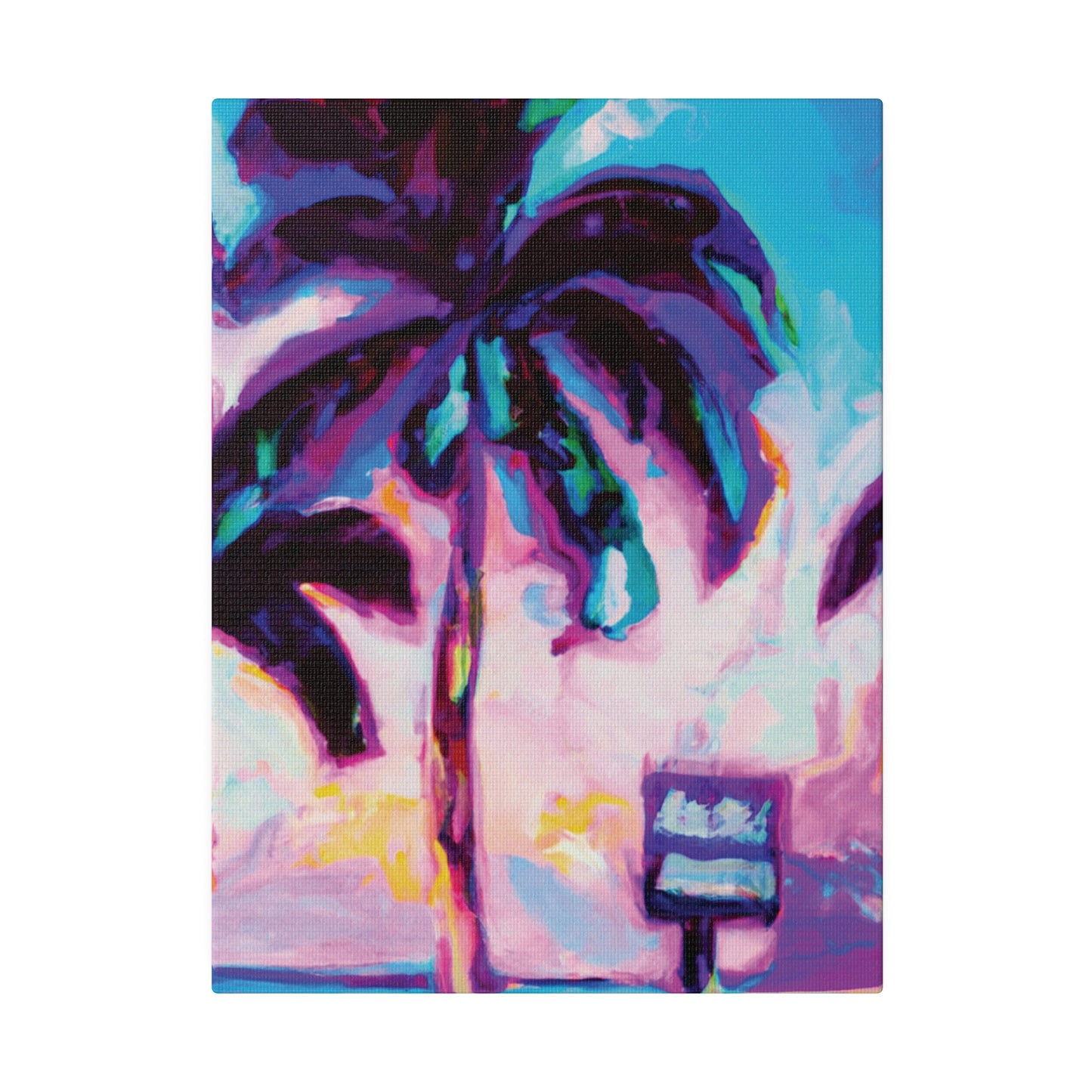 5753H - Miami Beach Sunset Painting Print | Miami | Beach | Sunset | Poster | Home Decor | Wall Art | Canvas