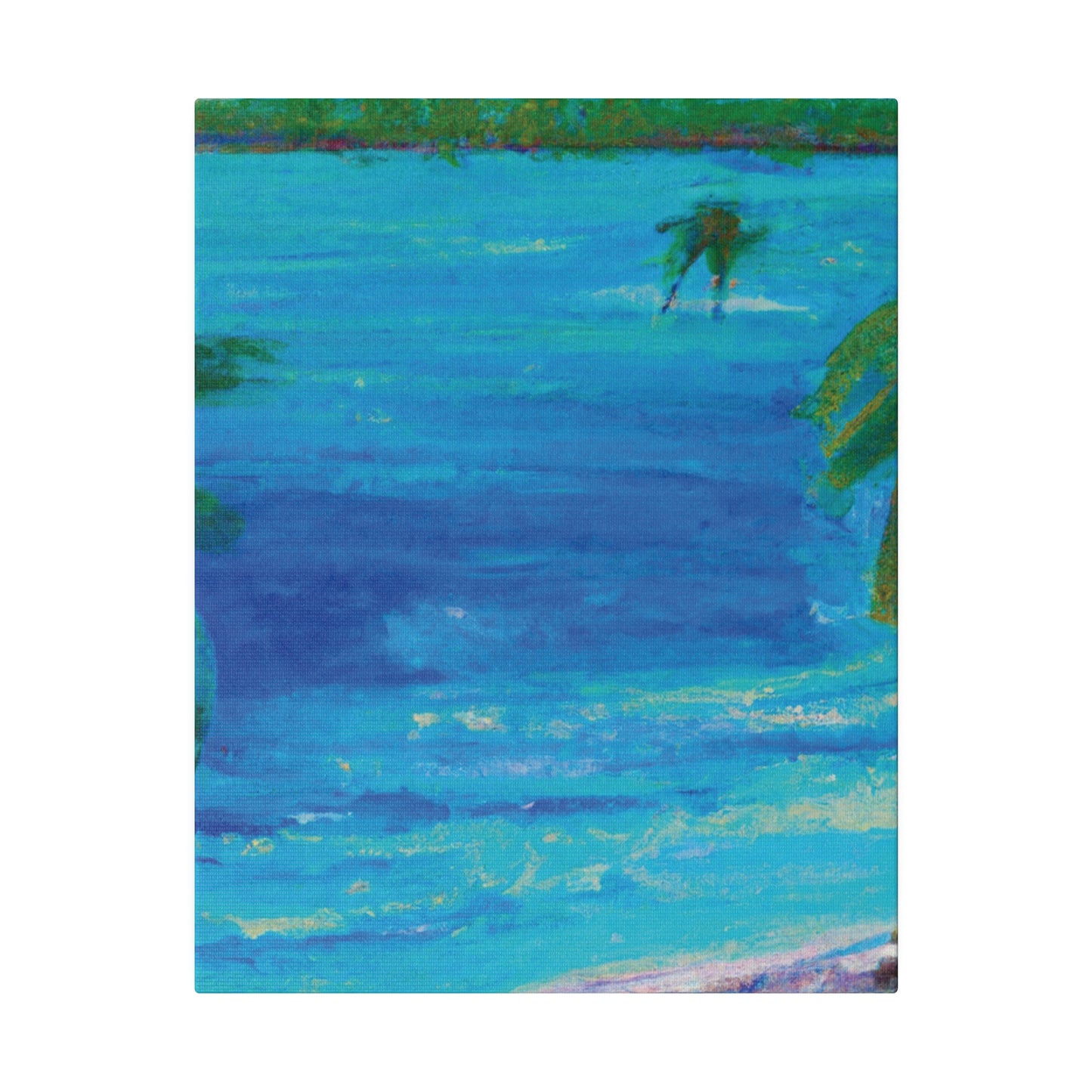 5105Q - Bahamas Ocean Painting Print | Bahamas | Ocean | Beach | Poster | Home Decor | Wall Art | Canvas