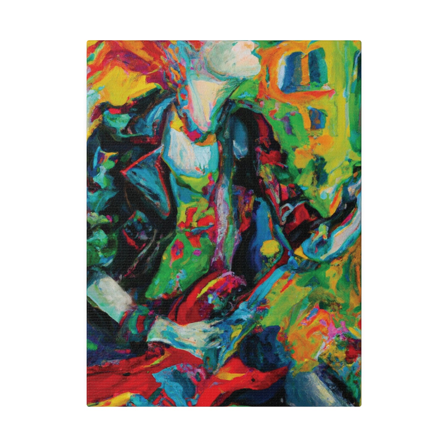 6199F - Rockstar Oil Painting Style Print | Poster | Home Decor | Wall Art | Music Art | Canvas