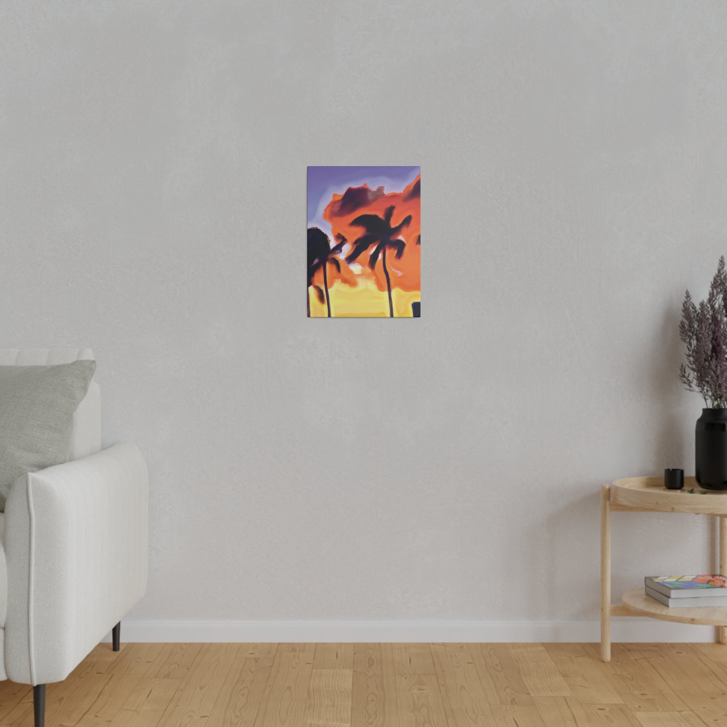 3415F - Miami Beach Sunset Painting Print | Miami | Beach | Sunset | Poster | Home Decor | Wall Art | Canvas