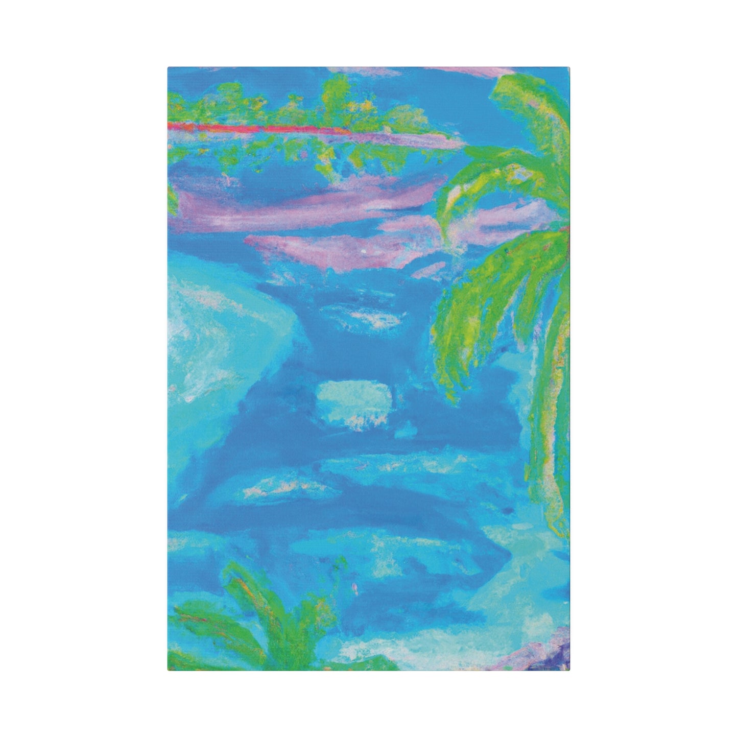 254A - Bahamas Ocean Painting Print | Bahamas | Ocean | Beach | Poster | Home Decor | Wall Art | Canvas