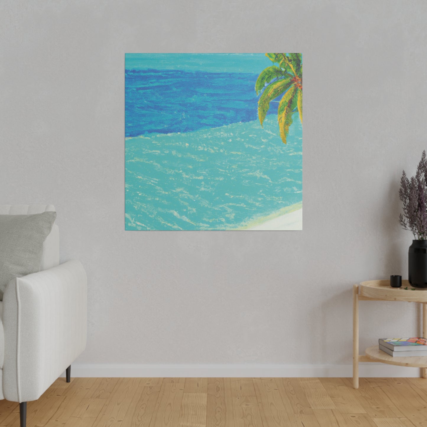 7221H - Bahamas Ocean Painting Print | Bahamas | Ocean | Beach | Poster | Home Decor | Wall Art | Canvas