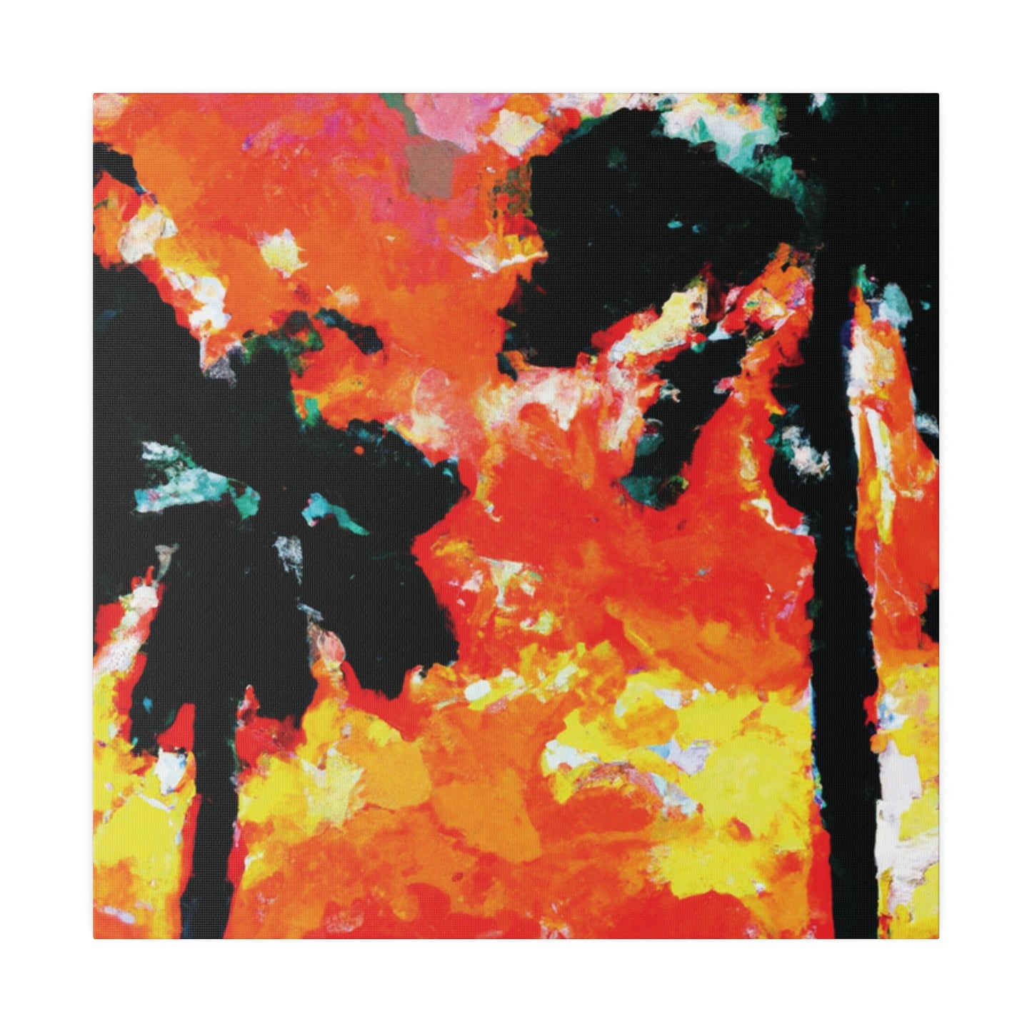 8653O - Miami Beach Sunset Painting Print | Miami | Beach | Sunset | Poster | Home Decor | Wall Art | Canvas