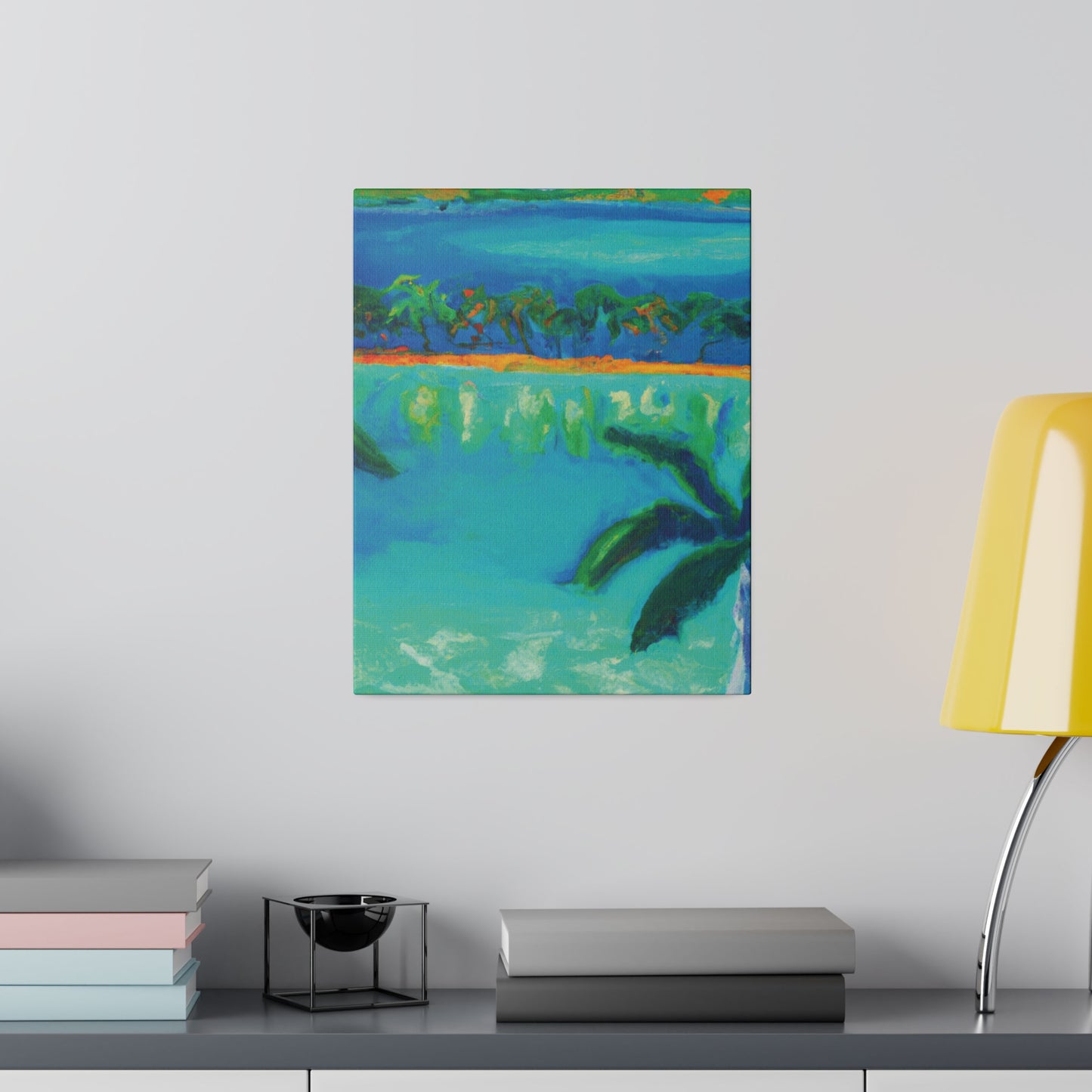 3784F - Bahamas Ocean Painting Print | Bahamas | Ocean | Beach | Poster | Home Decor | Wall Art | Canvas