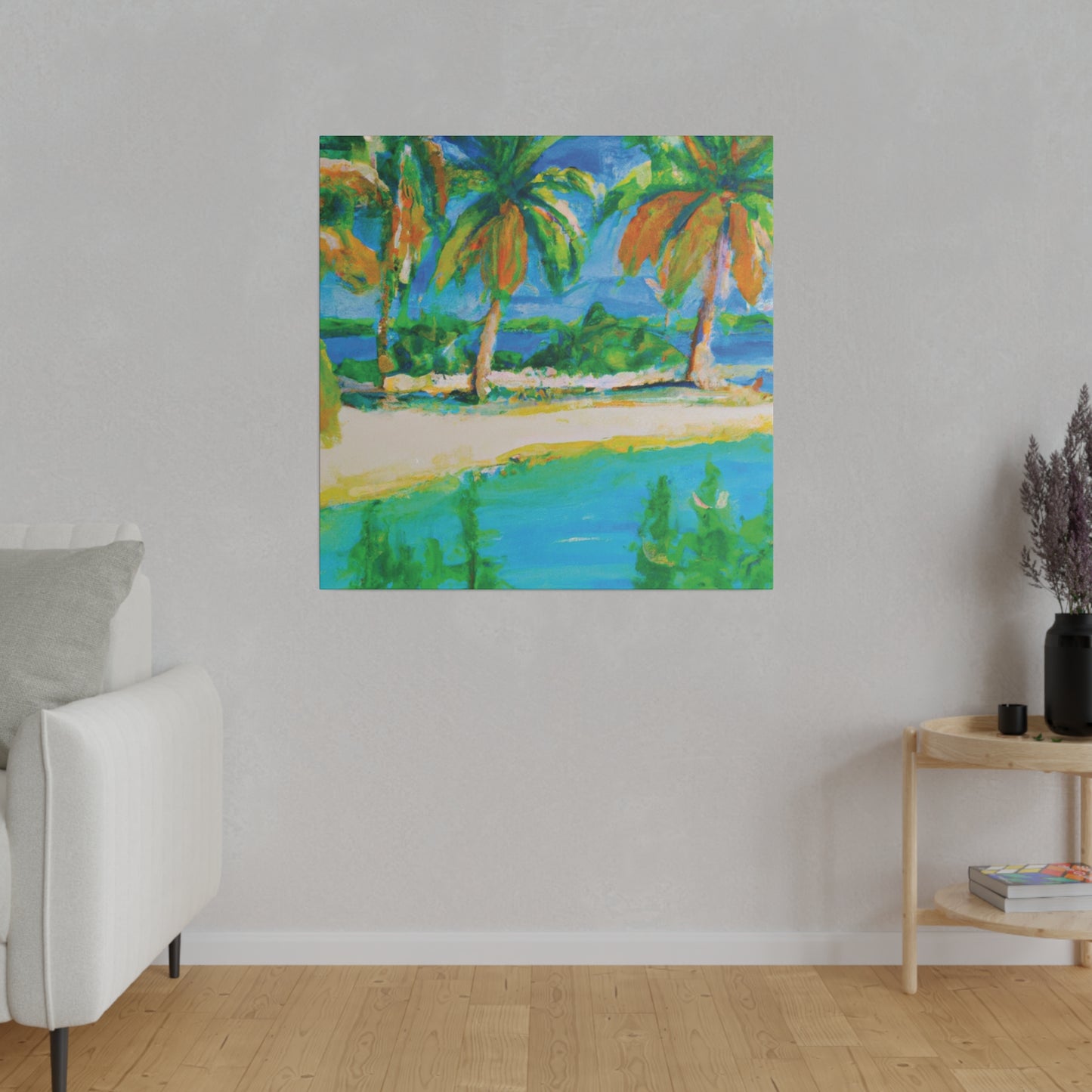 8576A - Bahamas Ocean Painting Print | Bahamas | Ocean | Beach | Poster | Home Decor | Wall Art | Canvas