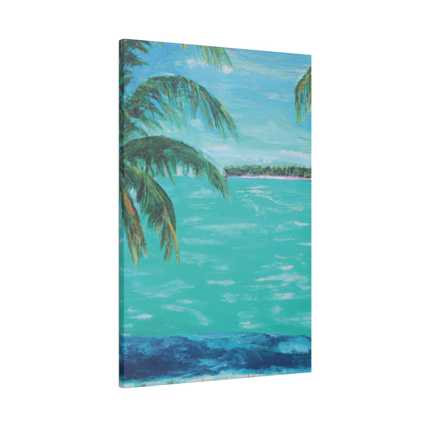 362P - Bahamas Ocean Painting Print | Bahamas | Ocean | Beach | Poster | Home Decor | Wall Art | Canvas