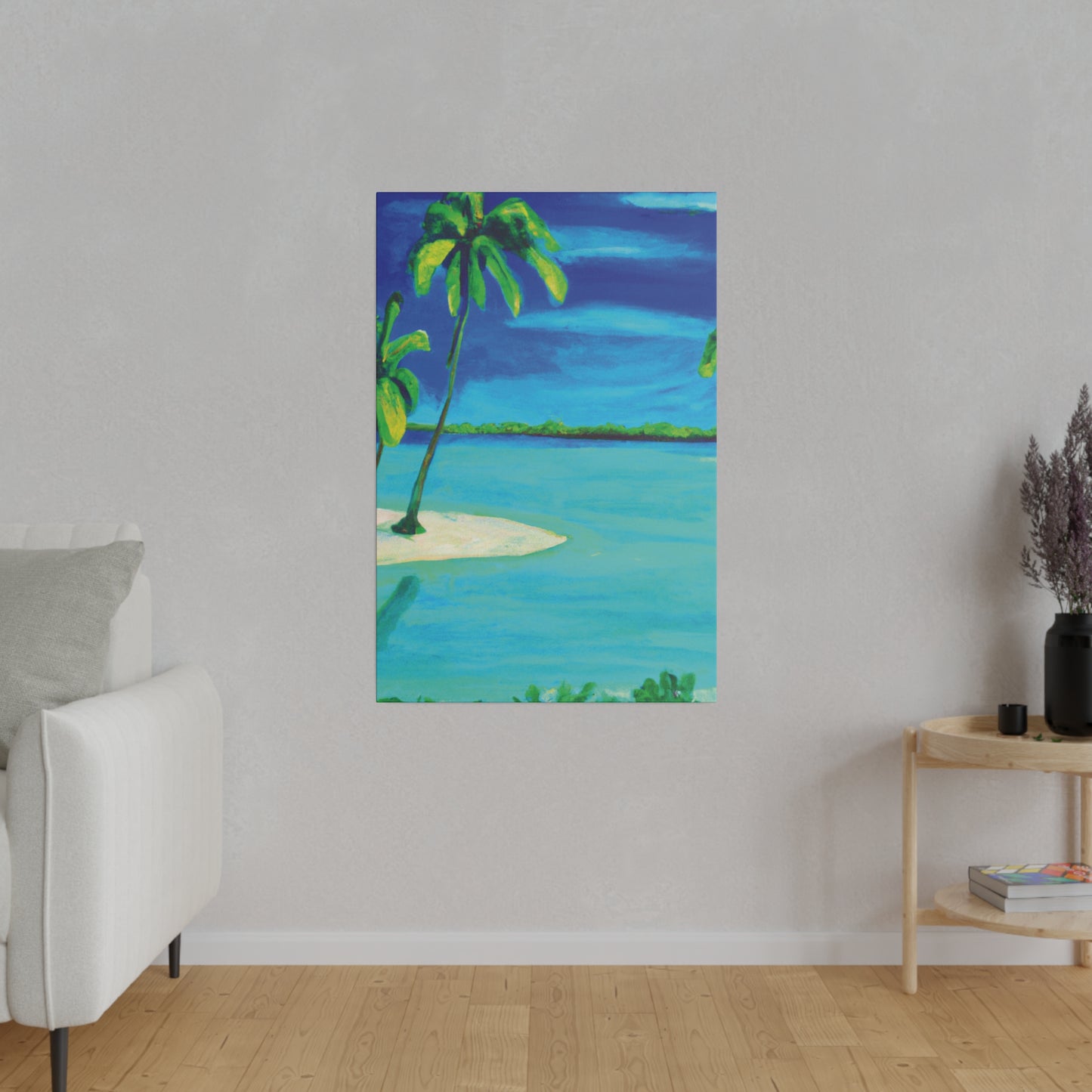 7352P - Bahamas Ocean Painting Print | Bahamas | Ocean | Beach | Poster | Home Decor | Wall Art | Canvas