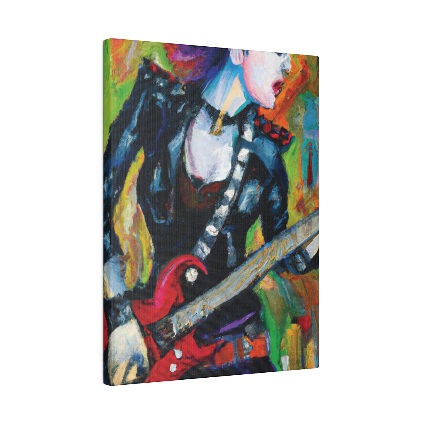 3315A - Rockstar Oil Painting Style Print | Poster | Home Decor | Wall Art | Music Art | Canvas