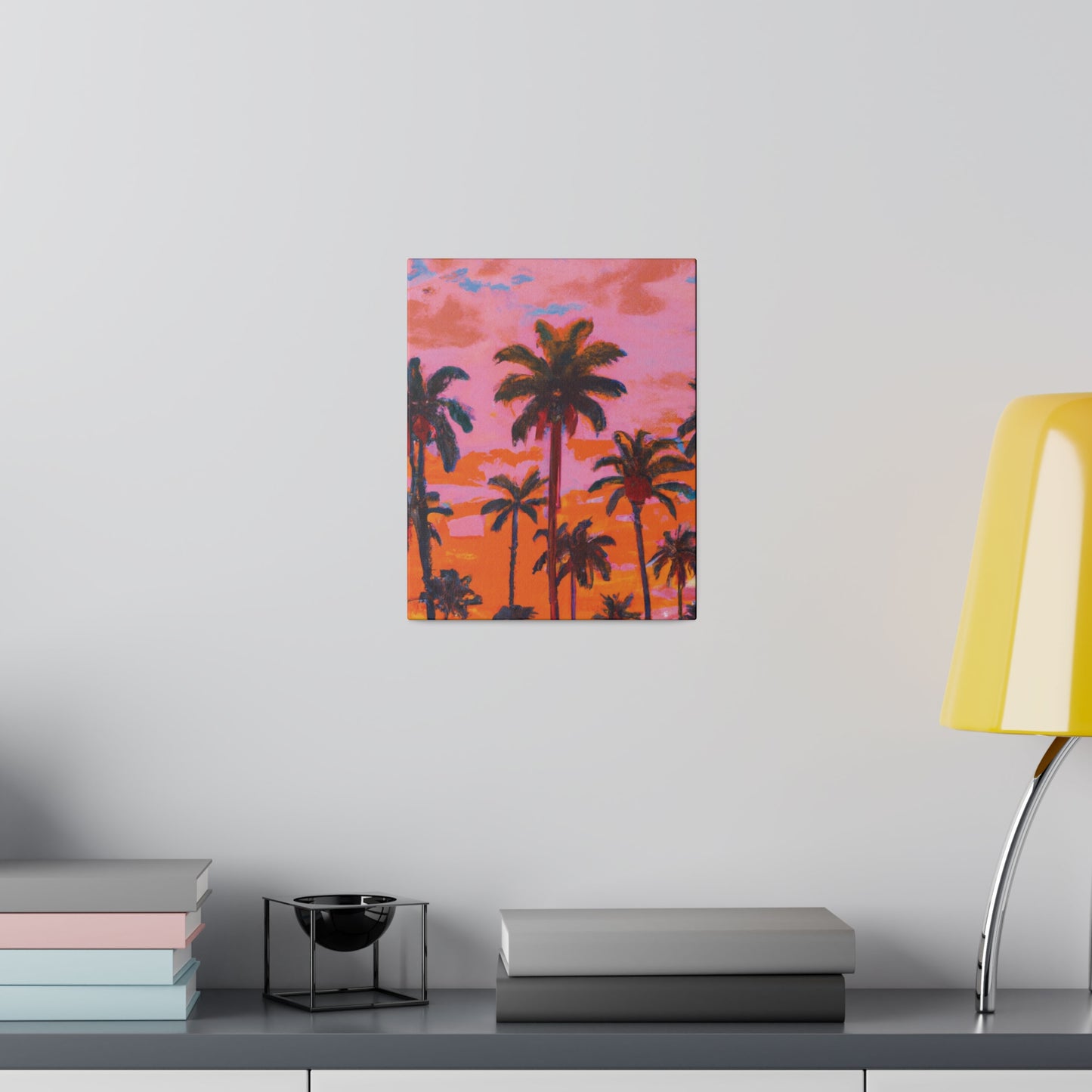 9385A - Miami Beach Sunset Painting Print | Miami | Beach | Sunset | Poster | Home Decor | Wall Art | Canvas