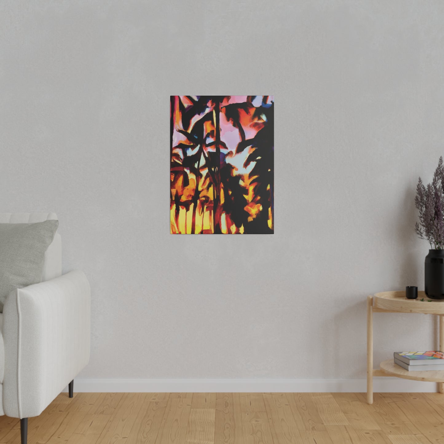 9123T - Miami Beach Sunset Painting Print | Miami | Beach | Sunset | Poster | Home Decor | Wall Art | Canvas