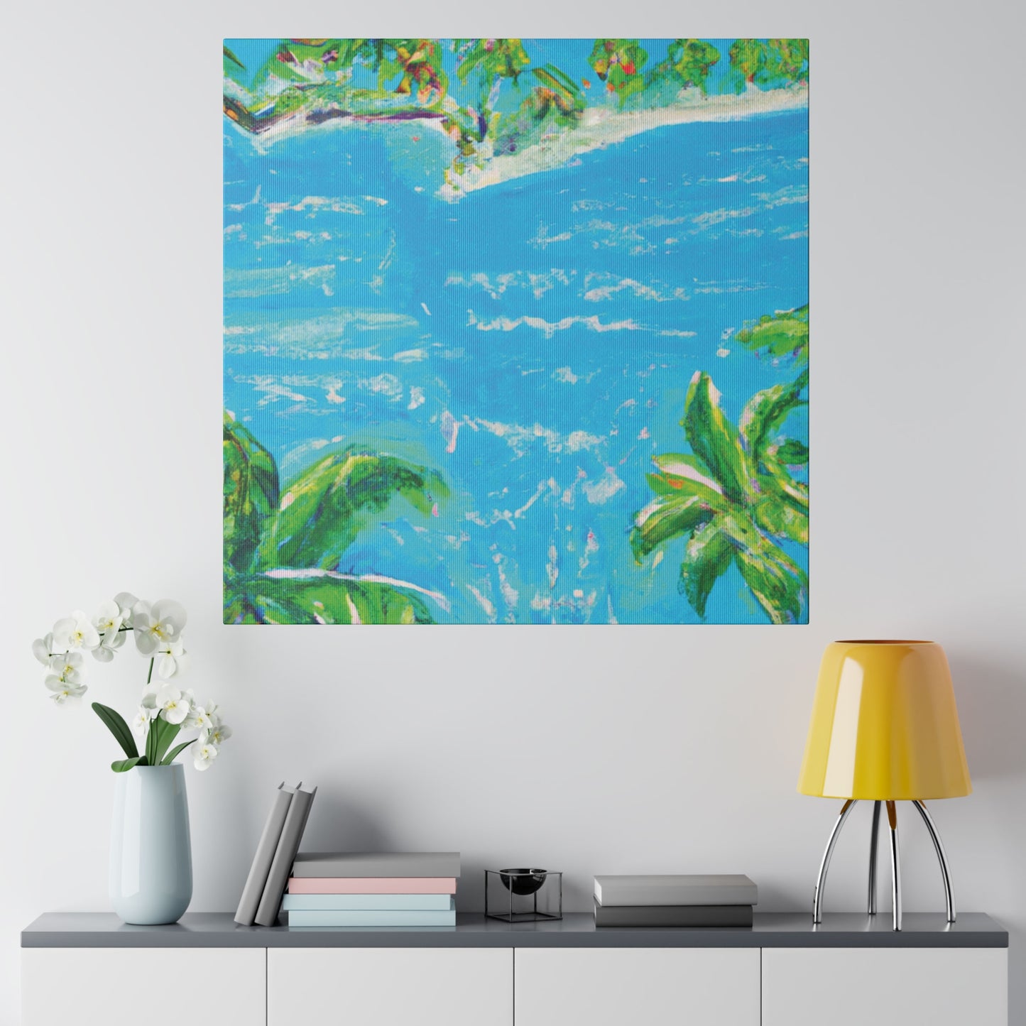 9413O - Bahamas Ocean Painting Print | Bahamas | Ocean | Beach | Poster | Home Decor | Wall Art | Canvas