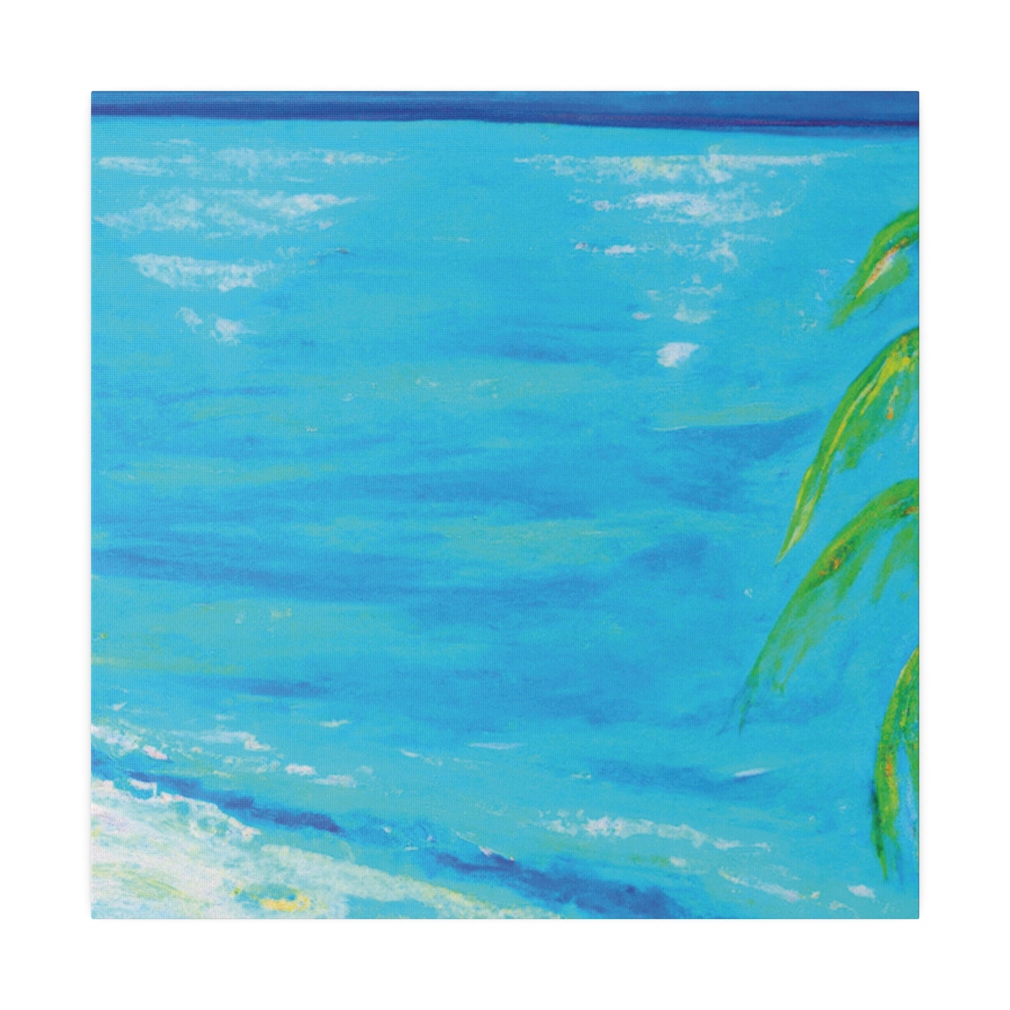 8858N - Bahamas Ocean Painting Print | Bahamas | Ocean | Beach | Poster | Home Decor | Wall Art | Canvas