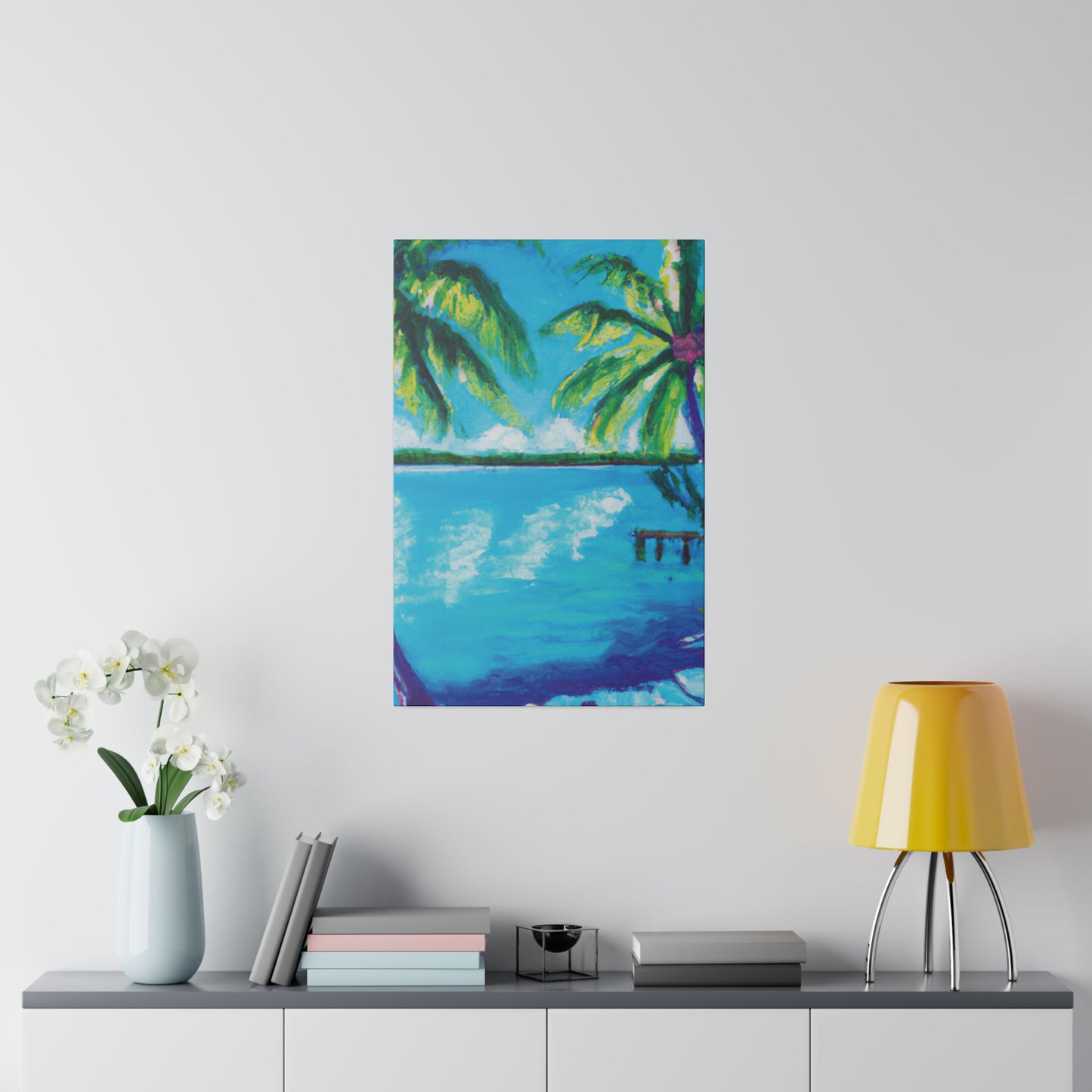 7583G - Bahamas Ocean Painting Print | Bahamas | Ocean | Beach | Poster | Home Decor | Wall Art | Canvas