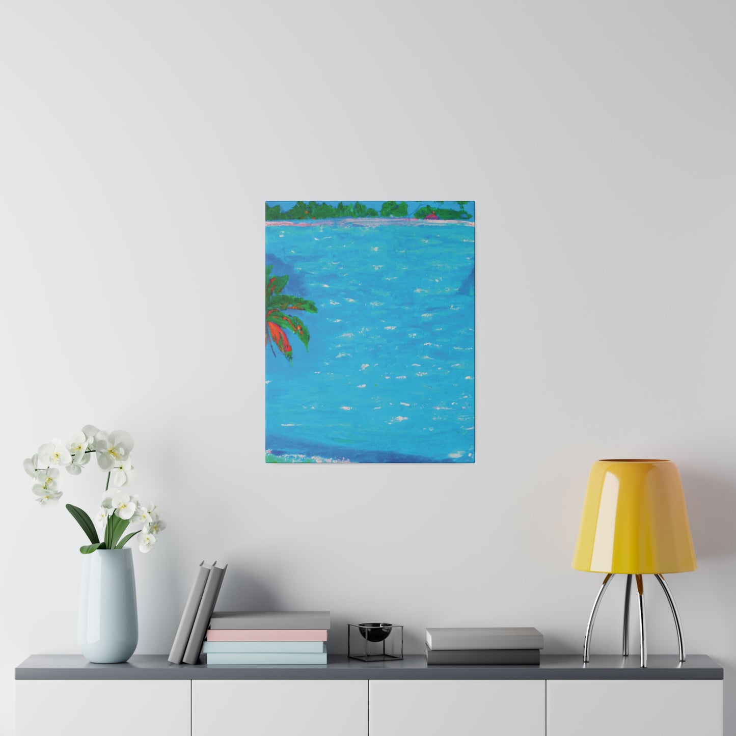 5286G - Bahamas Ocean Painting Print | Bahamas | Ocean | Beach | Poster | Home Decor | Wall Art | Canvas