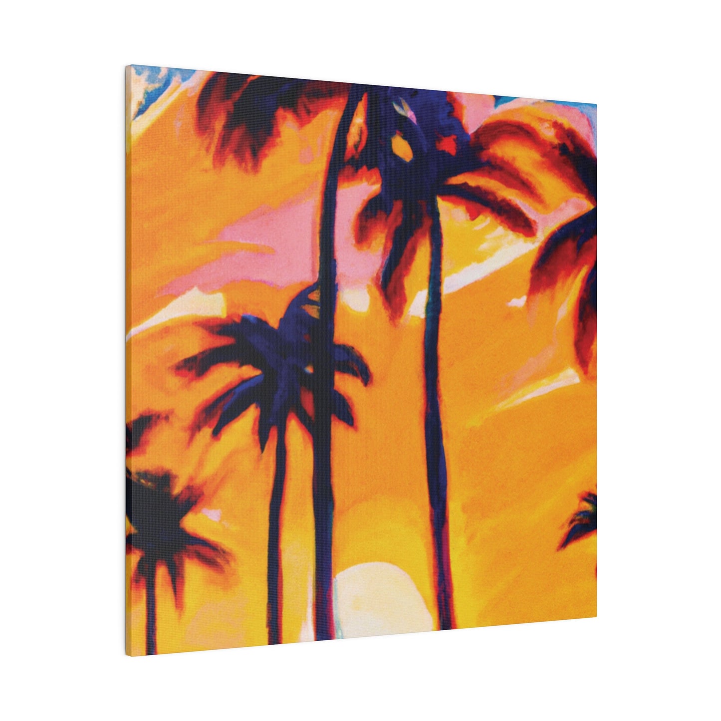 2067G - Miami Beach Sunset Painting Print | Miami | Beach | Sunset | Poster | Home Decor | Wall Art | Canvas