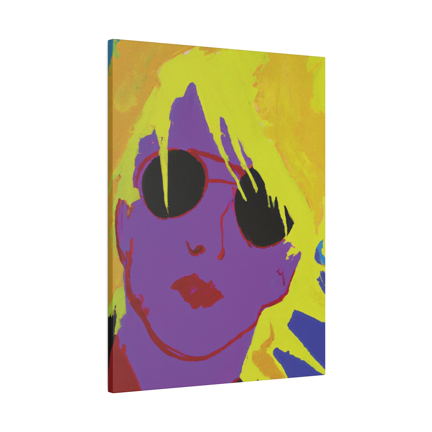 3022A - Rockstar Painting Print | Face | Abstract | Poster | Home Decor | Wall Art | Music Art | Canvas