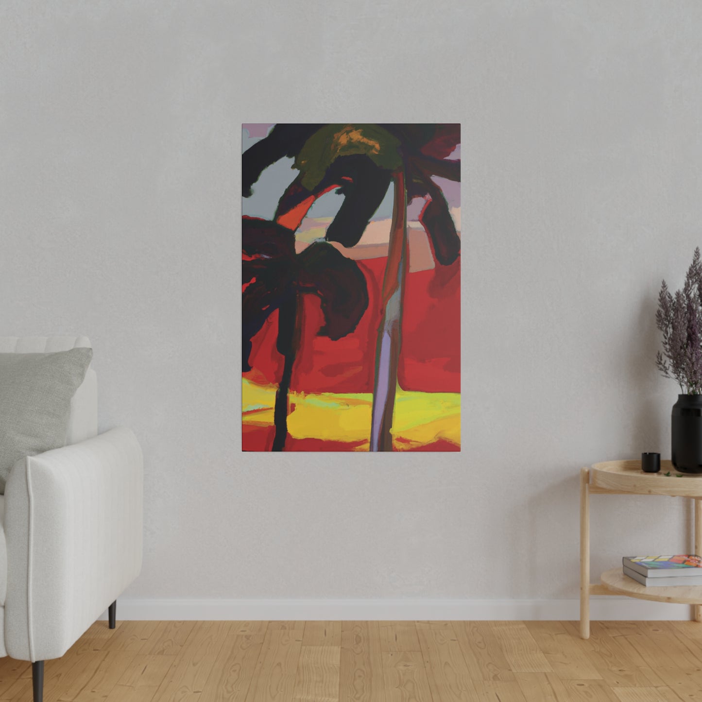 7849V - Miami Beach Sunset Painting Print | Miami | Beach | Sunset | Poster | Home Decor | Wall Art | Canvas