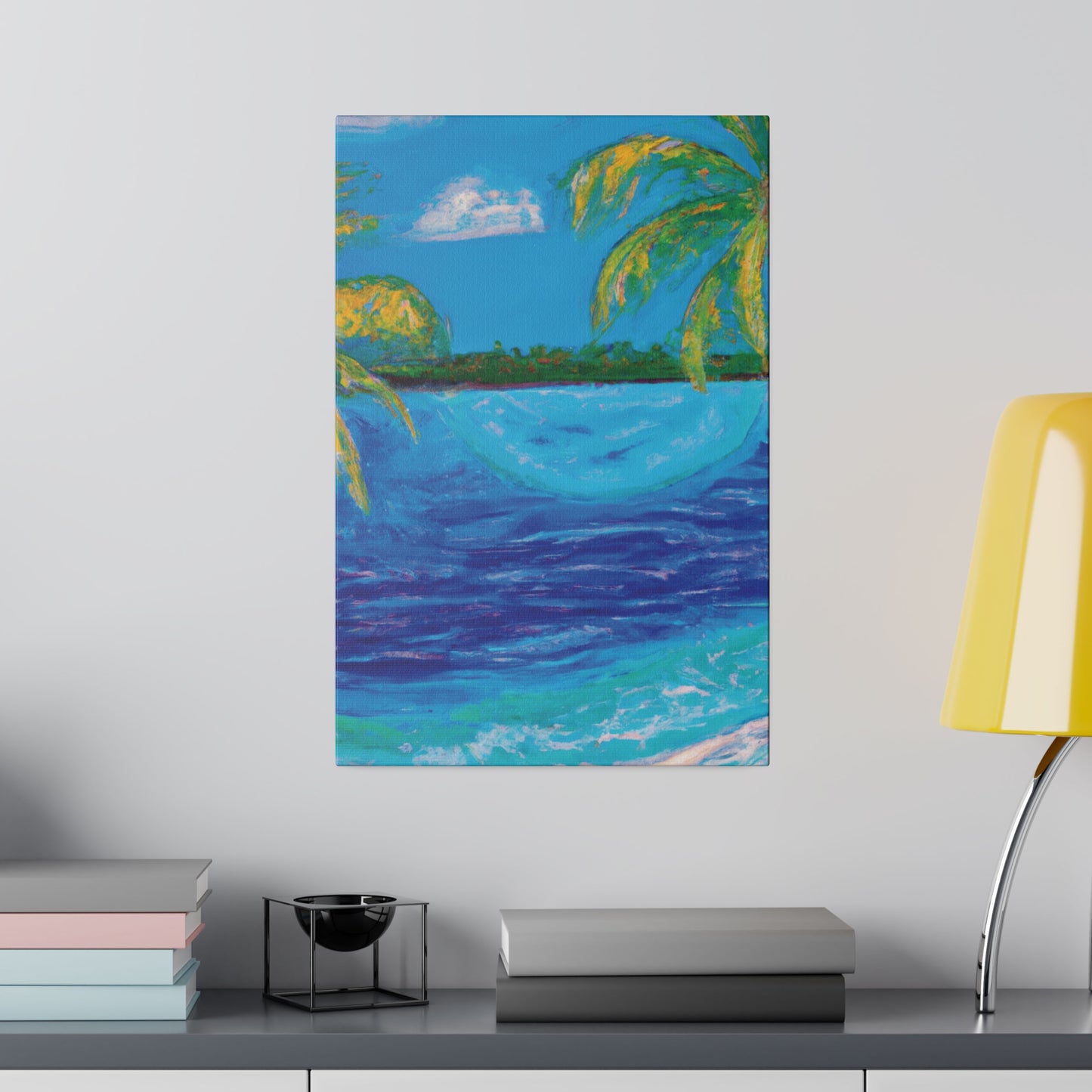 6704T - Bahamas Ocean Painting Print | Bahamas | Ocean | Beach | Poster | Home Decor | Wall Art | Canvas