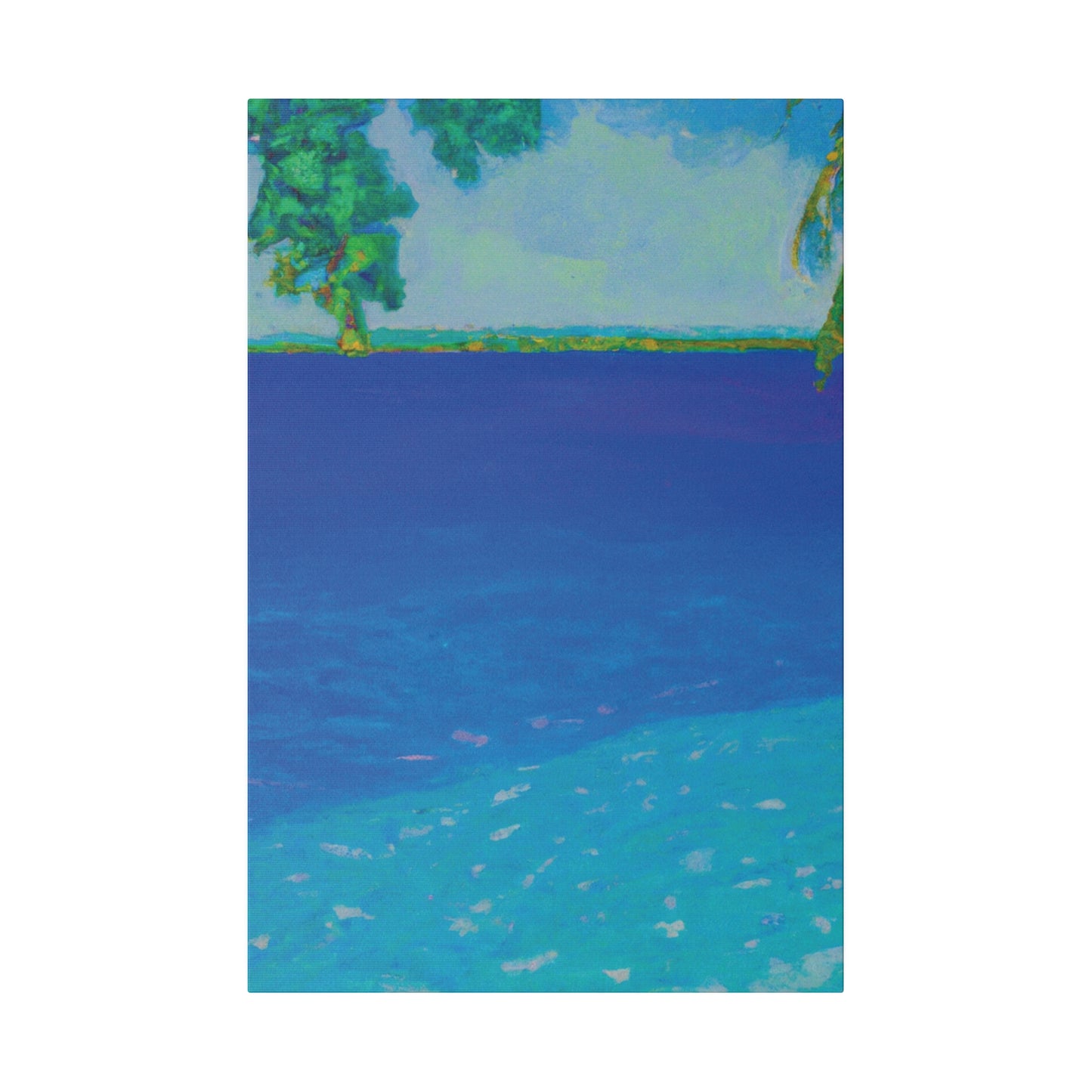 1582T - Bahamas Ocean Painting Print | Bahamas | Ocean | Beach | Poster | Home Decor | Wall Art | Canvas