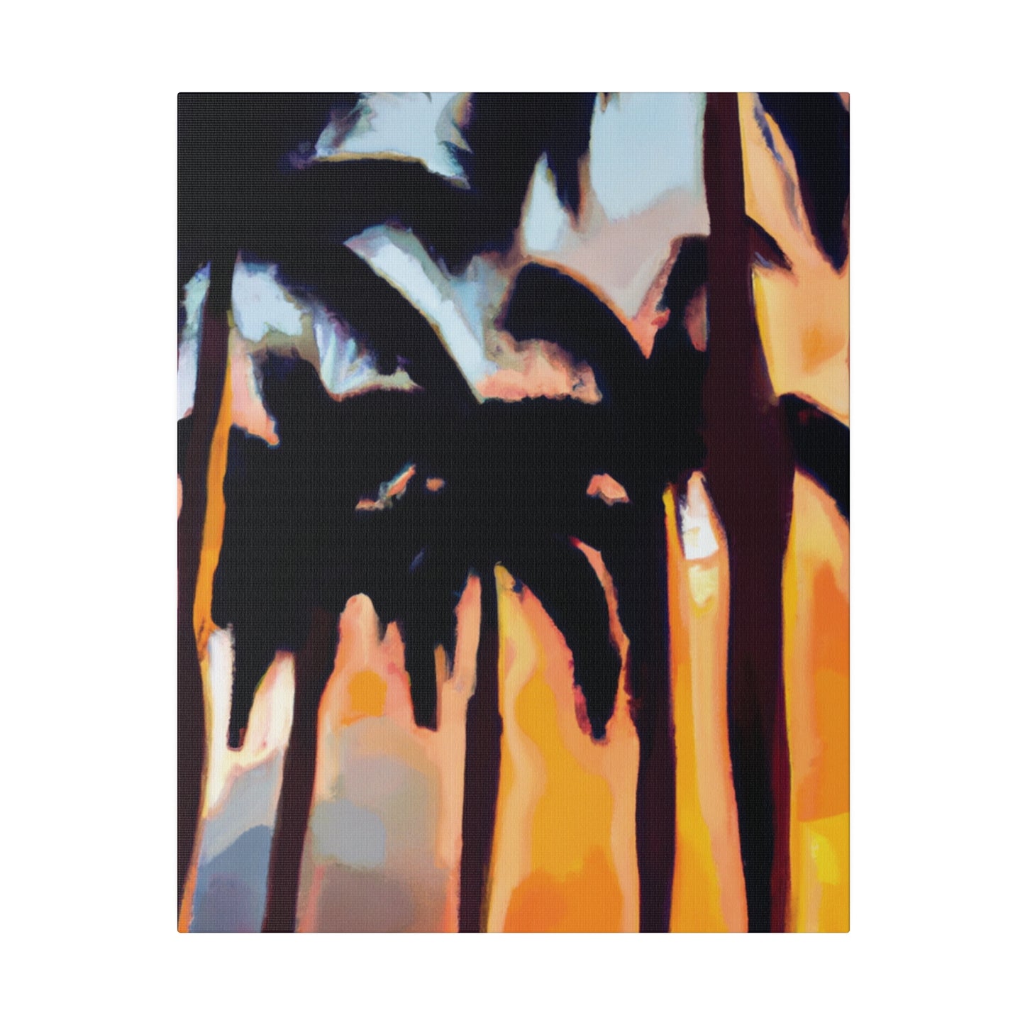 5642H - Miami Beach Sunset Painting Print | Miami | Beach | Sunset | Poster | Home Decor | Wall Art | Canvas