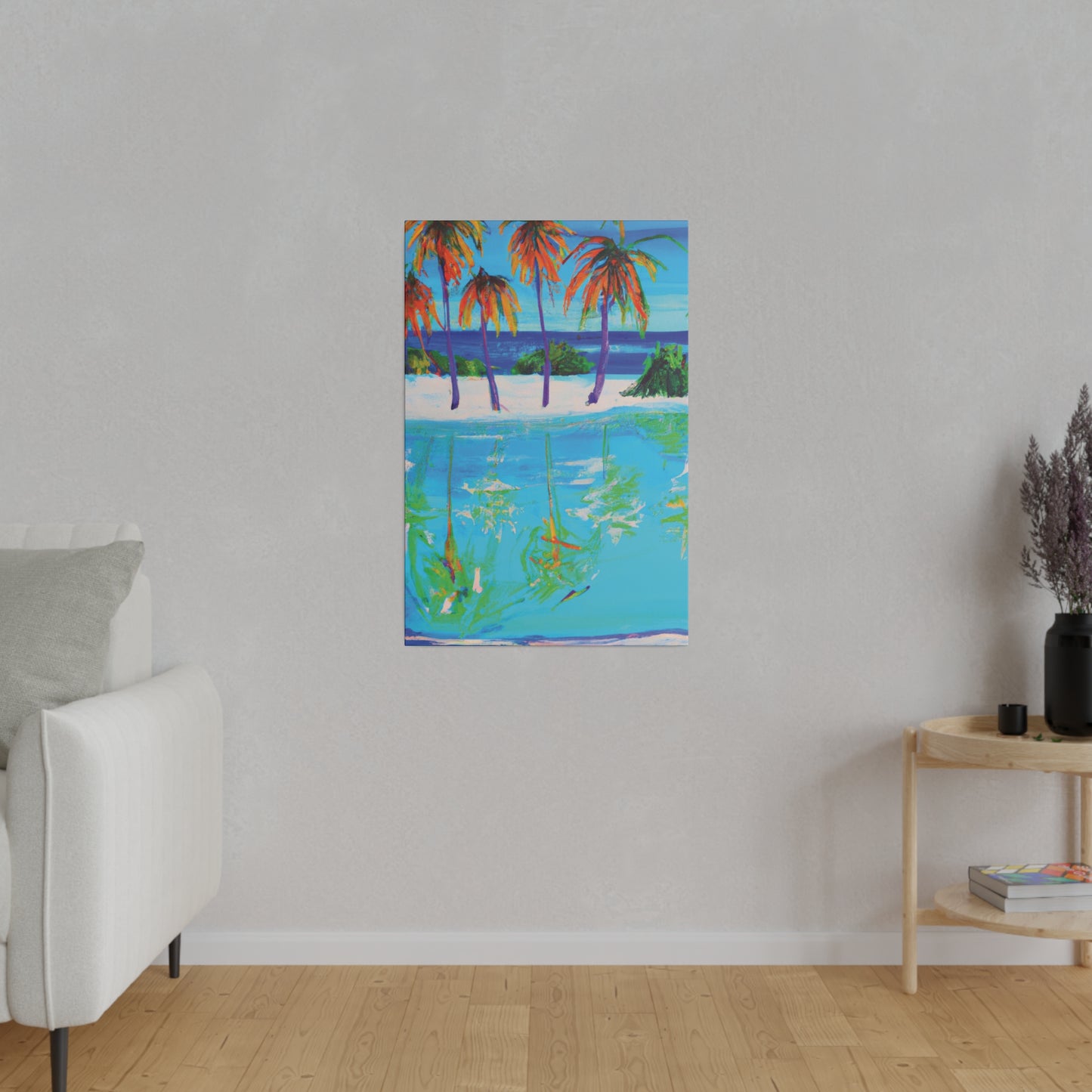 4518F - Bahamas Ocean Painting Print | Bahamas | Ocean | Beach | Poster | Home Decor | Wall Art | Canvas