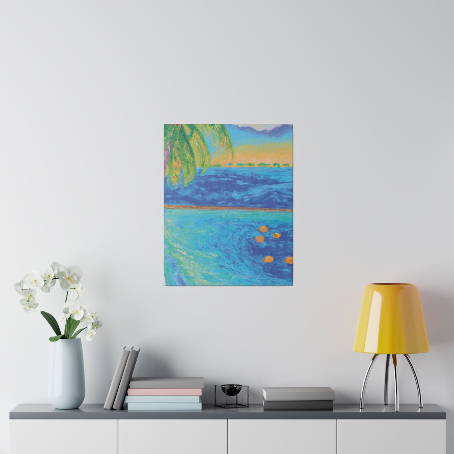 4268O - Bahamas Ocean Painting Print | Bahamas | Ocean | Beach | Poster | Home Decor | Wall Art | Canvas