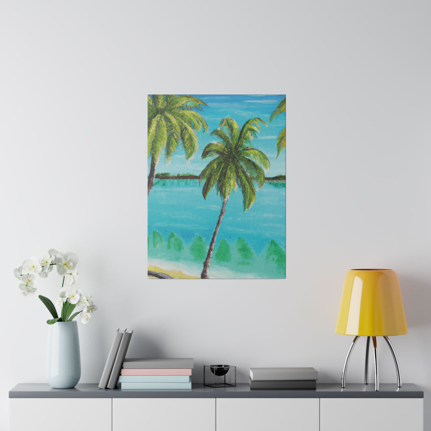 6598N - Bahamas Ocean Painting Print | Bahamas | Ocean | Beach | Poster | Home Decor | Wall Art | Canvas