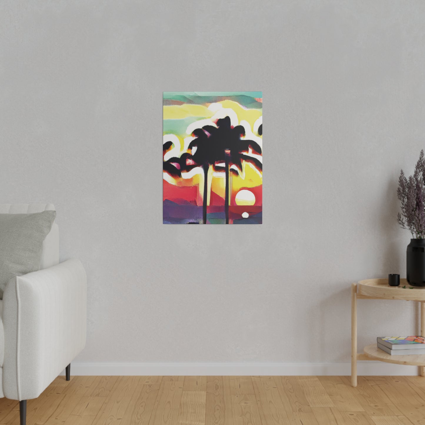 4134X - Miami Beach Sunset Painting Print | Miami | Beach | Sunset | Poster | Home Decor | Wall Art | Canvas