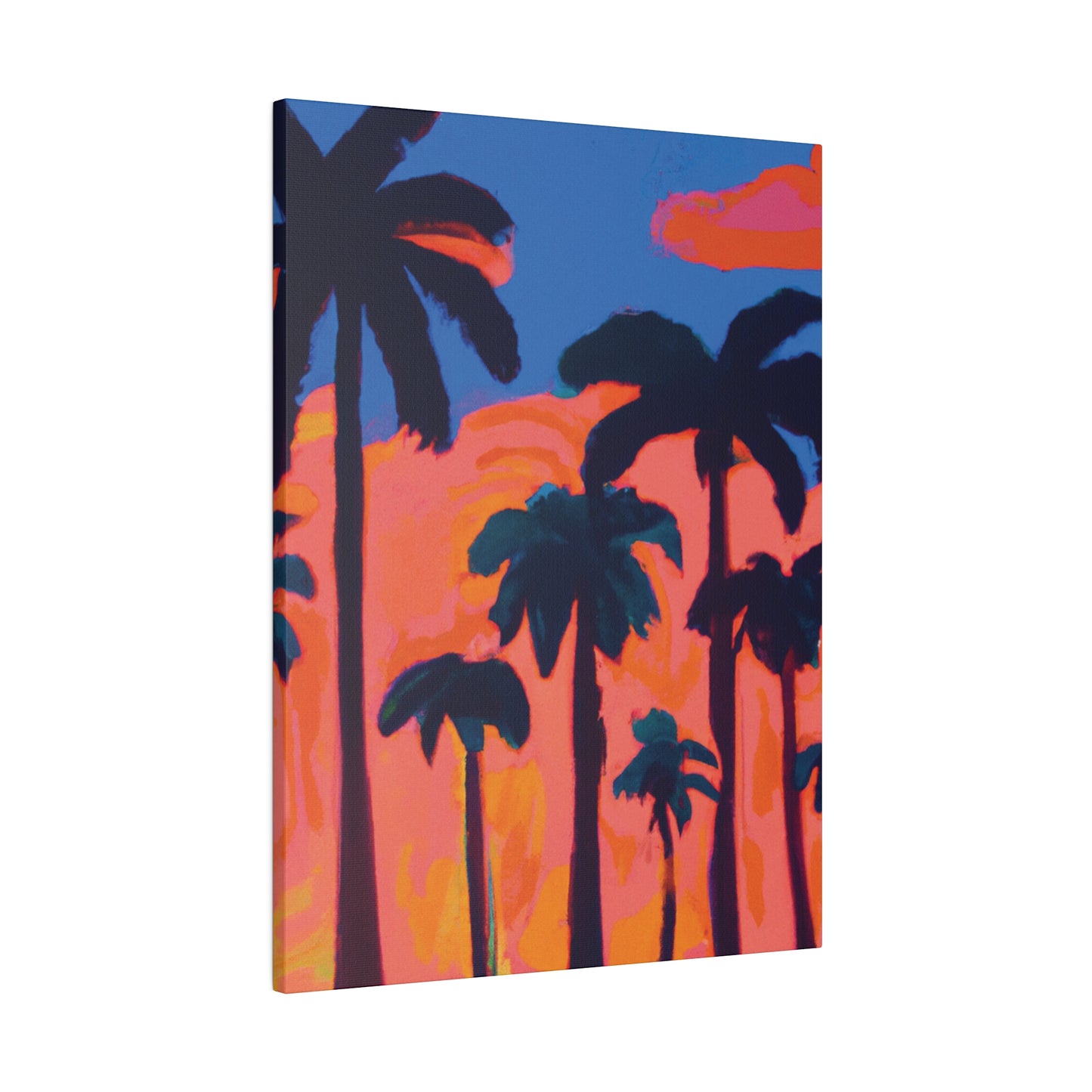 3239C - Miami Beach Sunset Painting Print | Miami | Beach | Sunset | Poster | Home Decor | Wall Art | Canvas