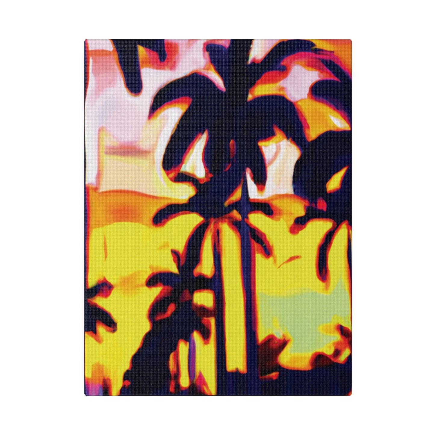 8254X - Miami Beach Sunset Painting Print | Miami | Beach | Sunset | Poster | Home Decor | Wall Art | Canvas