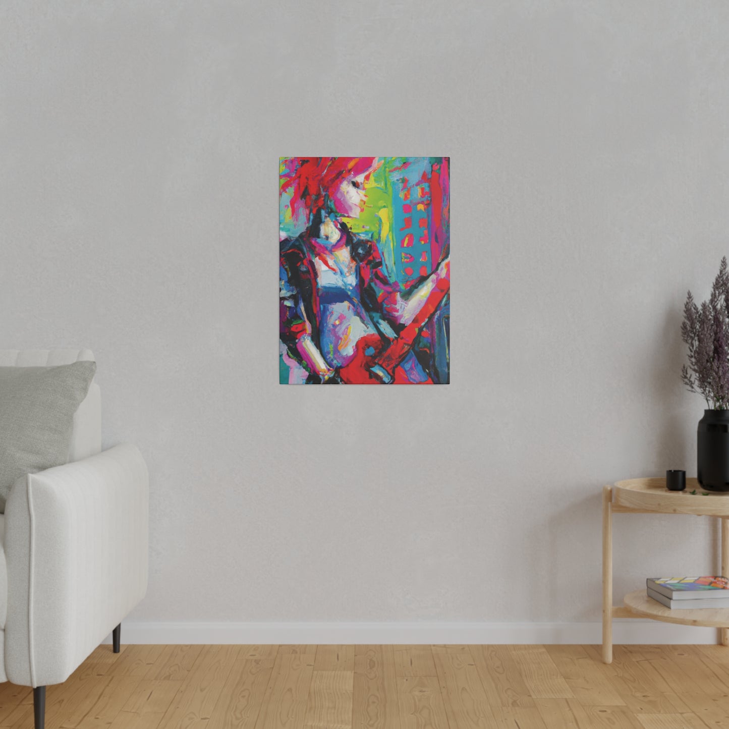 2177U - Rockstar Oil Painting Style Print | Poster | Home Decor | Wall Art | Music Art | Canvas