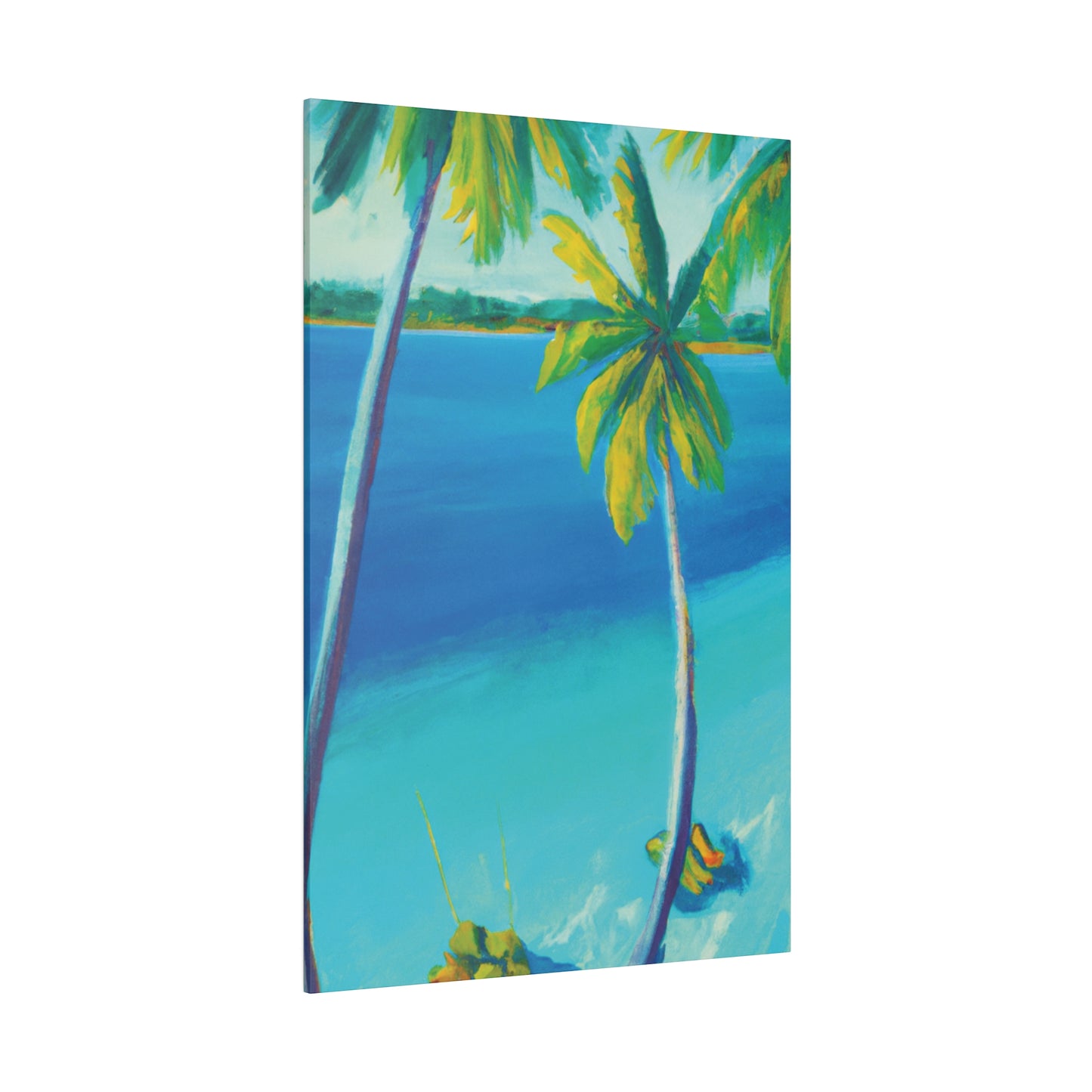 7593L - Bahamas Ocean Painting Print | Bahamas | Ocean | Beach | Poster | Home Decor | Wall Art | Canvas