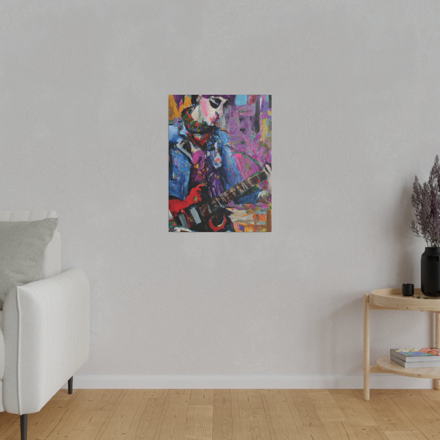 9210O - Rockstar Oil Painting Style Print | Poster | Home Decor | Wall Art | Music Art | Canvas