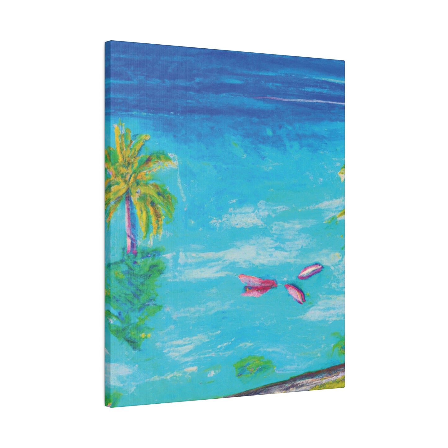 9387Q - Bahamas Ocean Painting Print | Bahamas | Ocean | Beach | Poster | Home Decor | Wall Art | Canvas