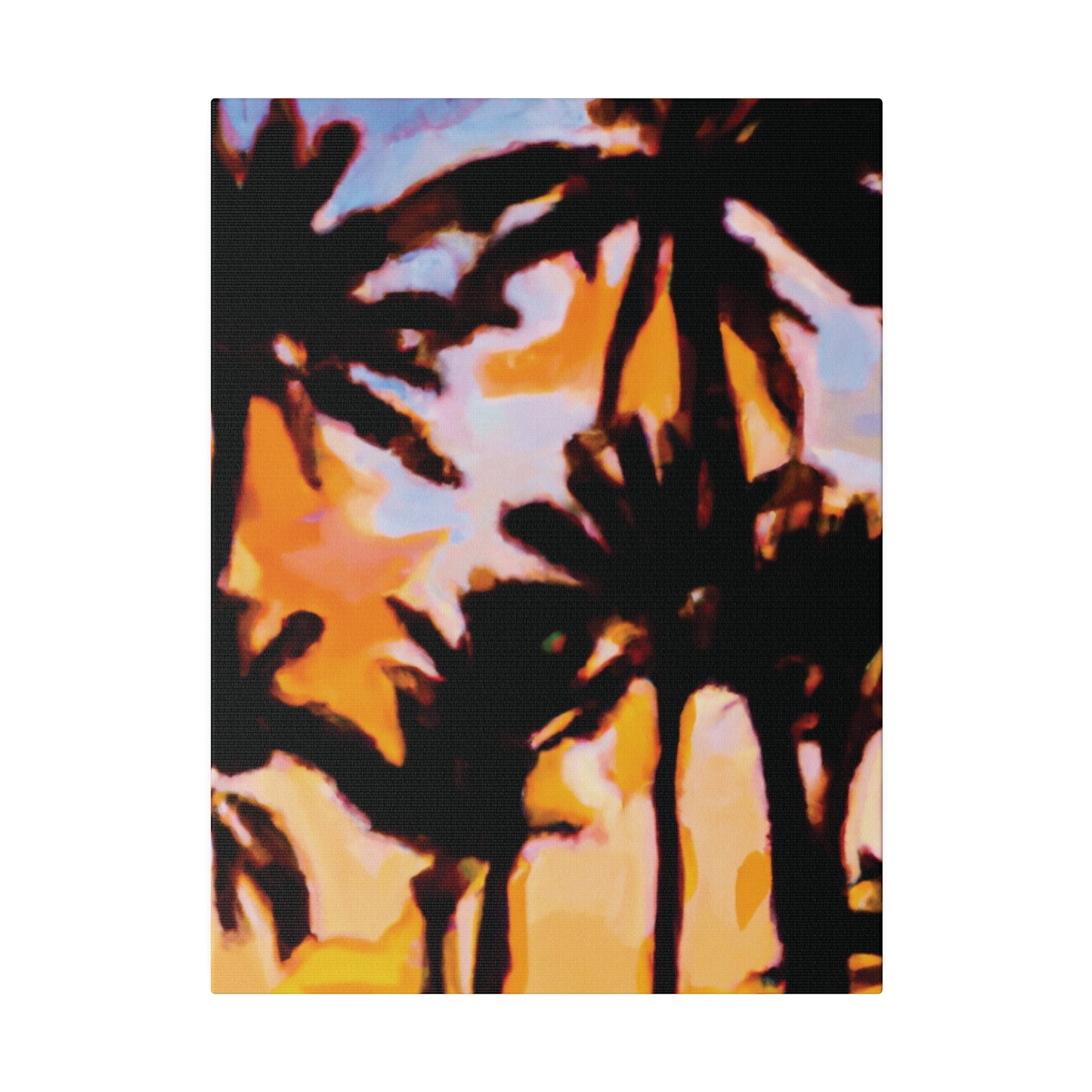 6159K - Miami Beach Sunset Painting Print | Miami | Beach | Sunset | Poster | Home Decor | Wall Art | Canvas