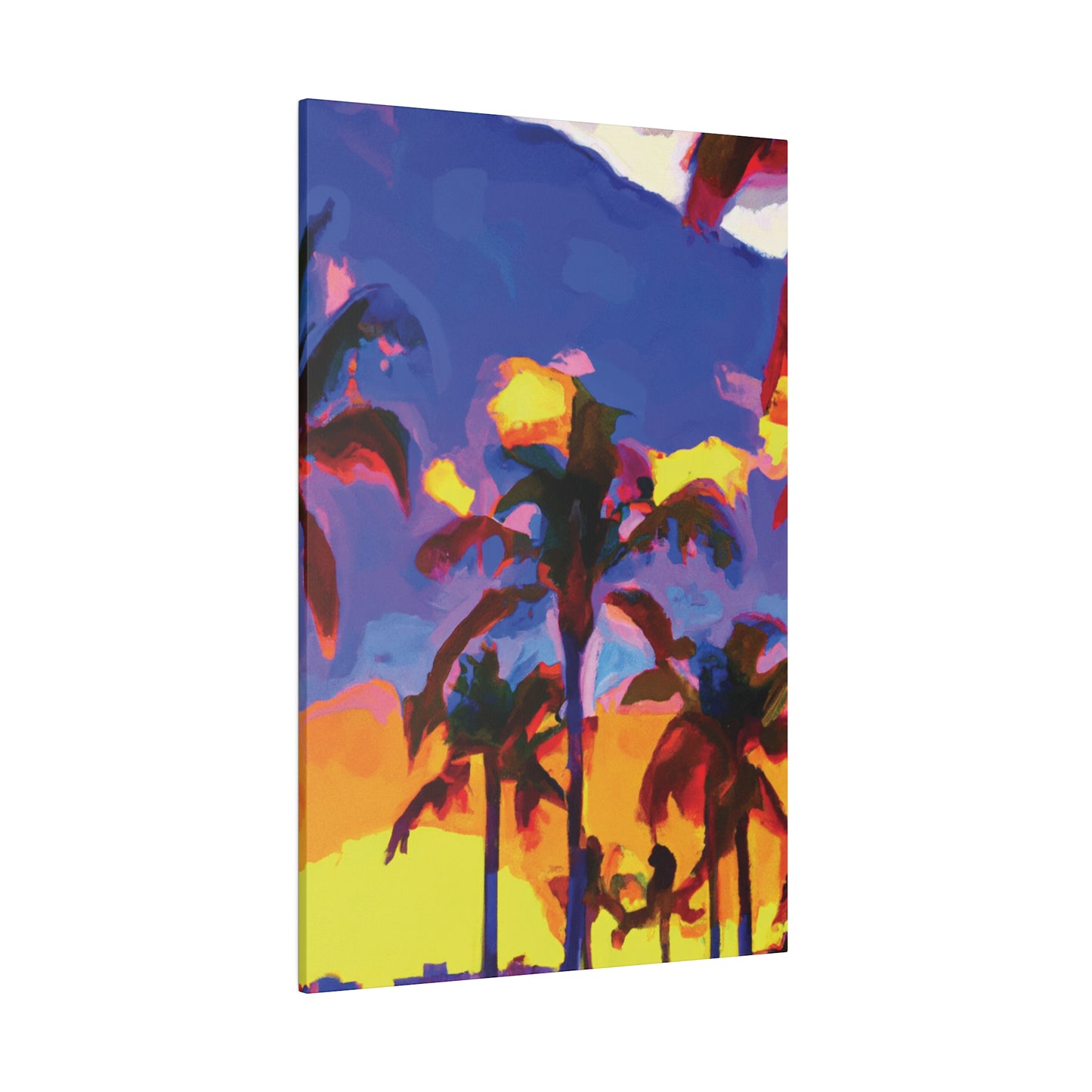 3162U - Miami Beach Sunset Painting Print | Miami | Beach | Sunset | Poster | Home Decor | Wall Art | Canvas