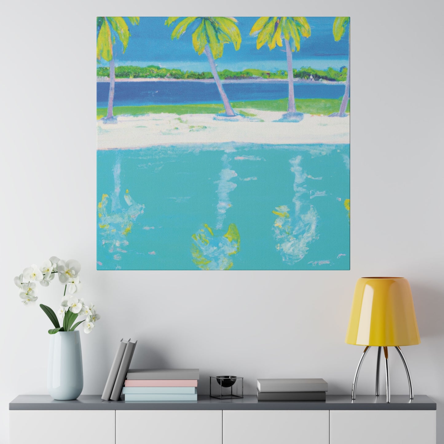 2196Z - Bahamas Ocean Painting Print | Bahamas | Ocean | Beach | Poster | Home Decor | Wall Art | Canvas