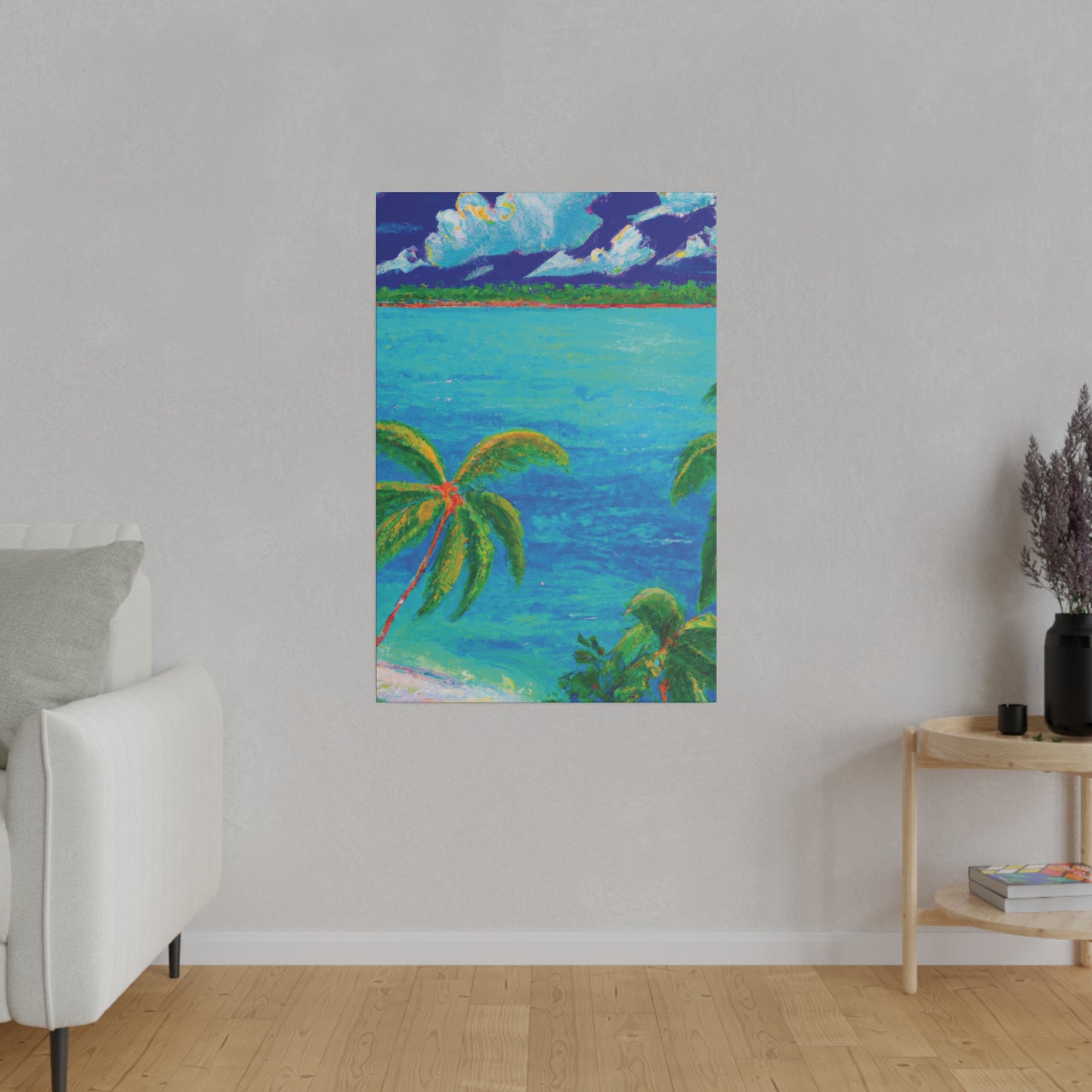 5654U - Bahamas Ocean Painting Print | Bahamas | Ocean | Beach | Poster | Home Decor | Wall Art | Canvas