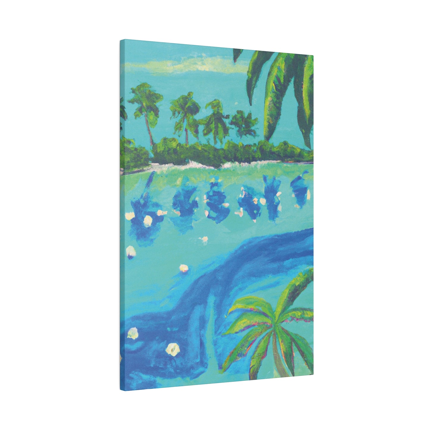 7772T - Bahamas Ocean Painting Print | Bahamas | Ocean | Beach | Poster | Home Decor | Wall Art | Canvas